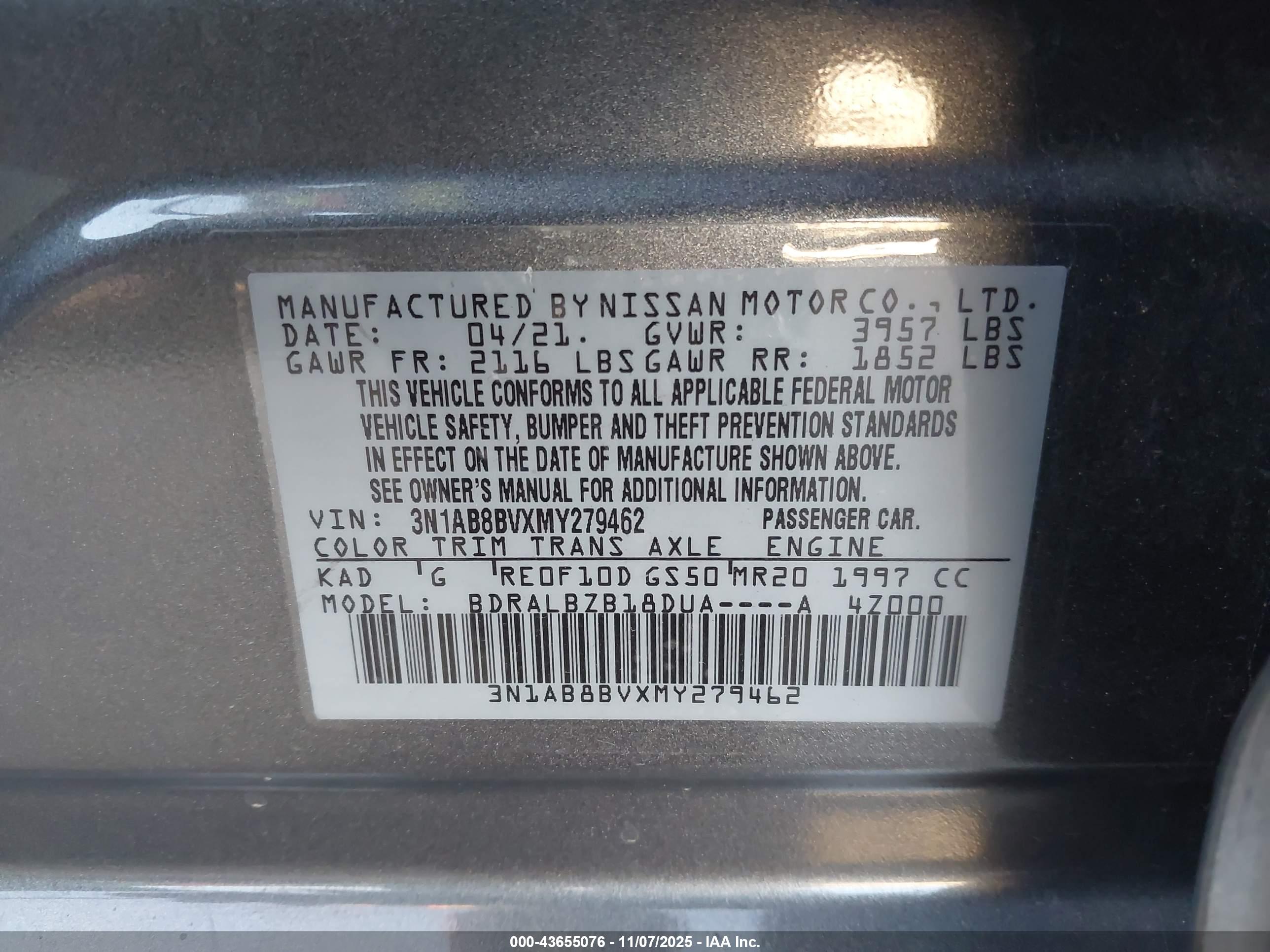 NISSAN SENTRA image 9