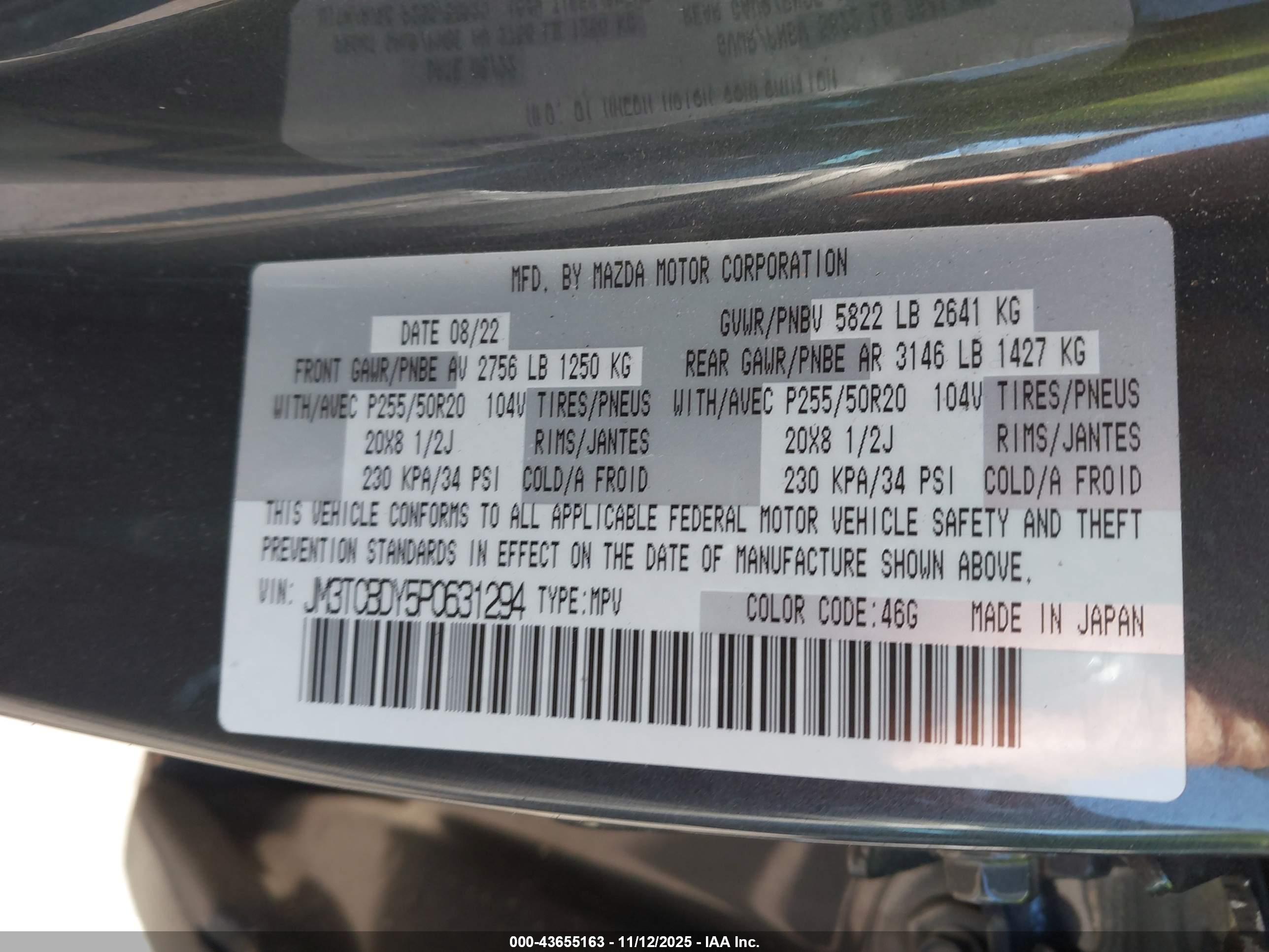 MAZDA CX-9 image 9