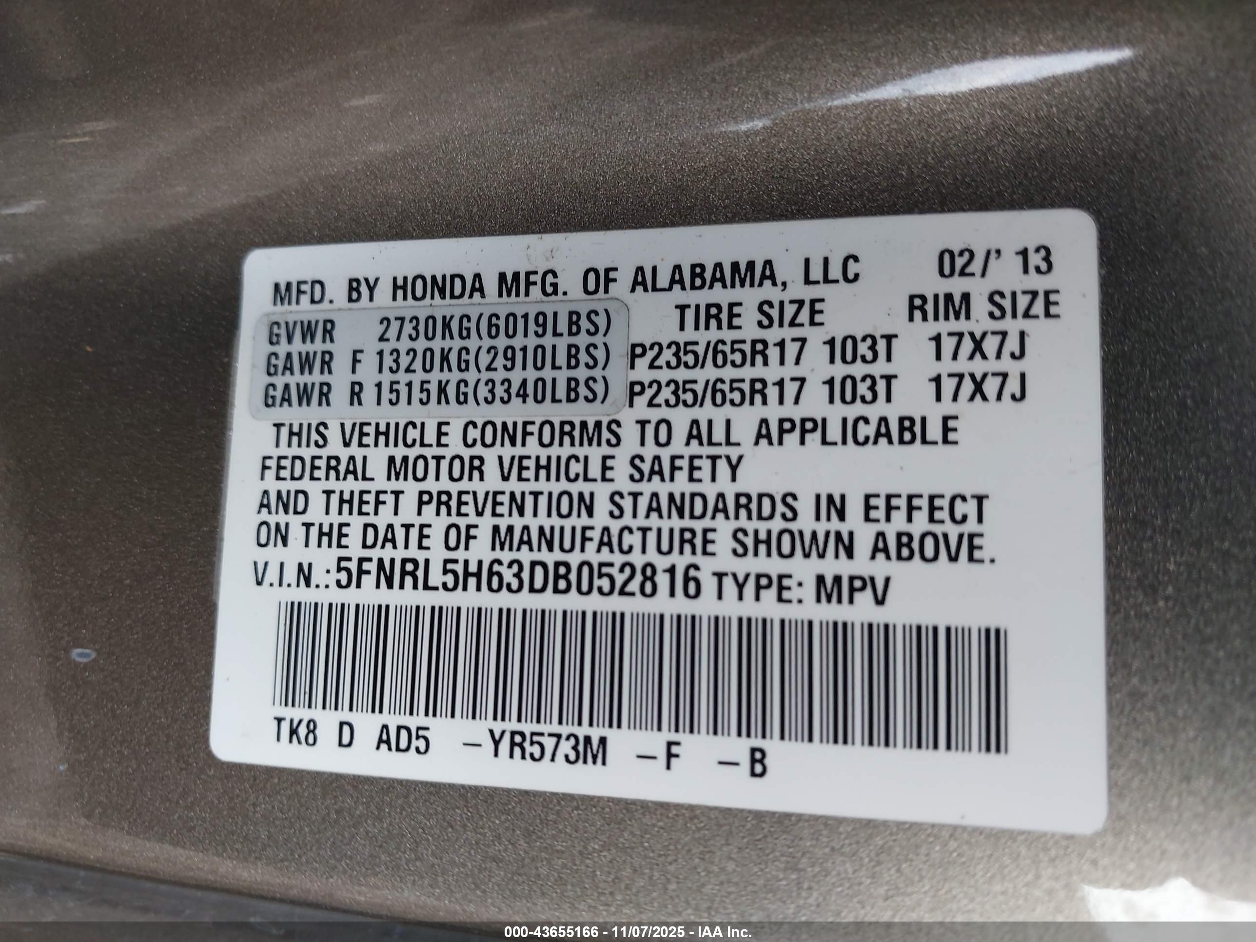 HONDA ODYSSEY image 9