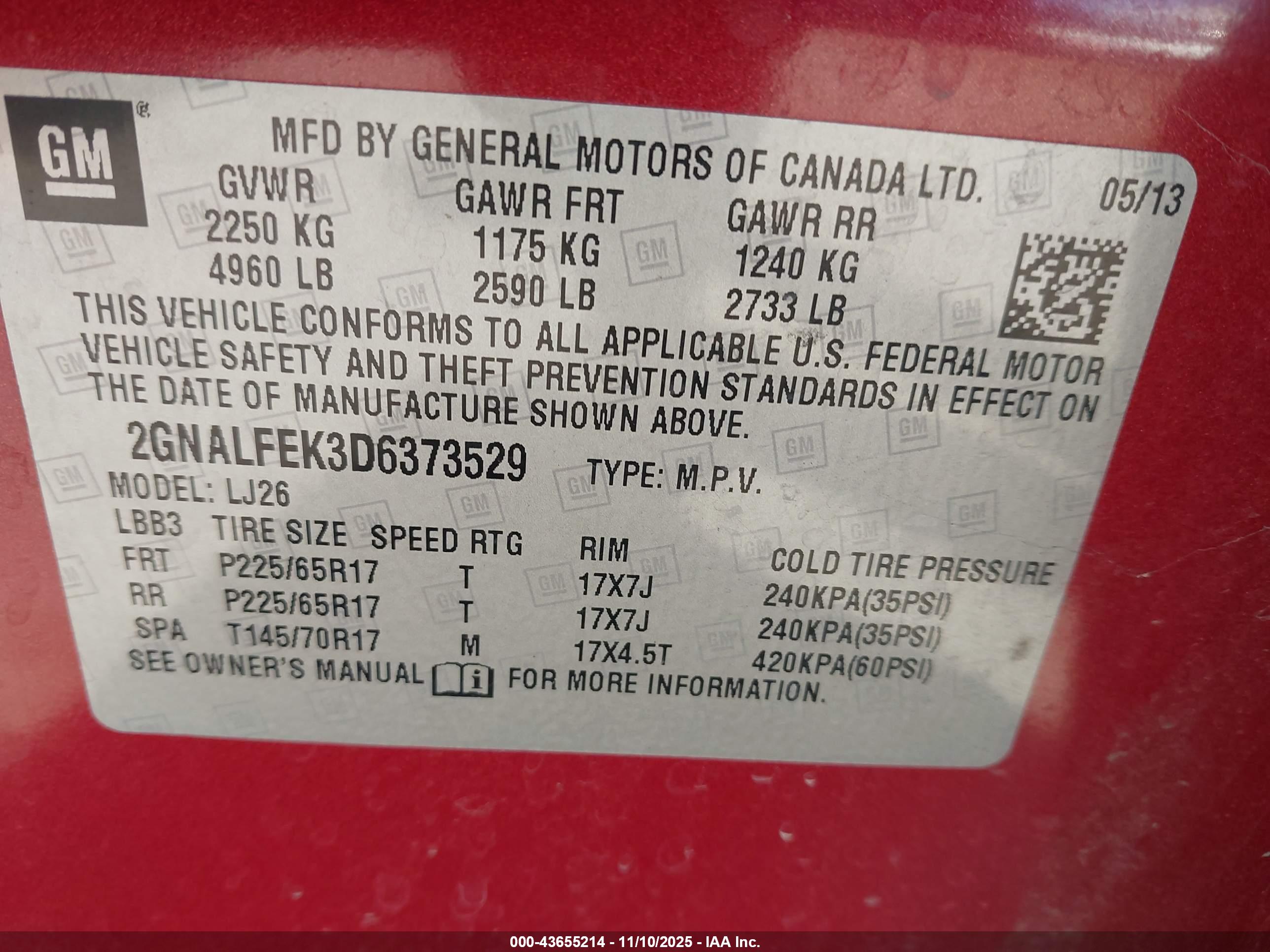 CHEVROLET EQUINOX image 9