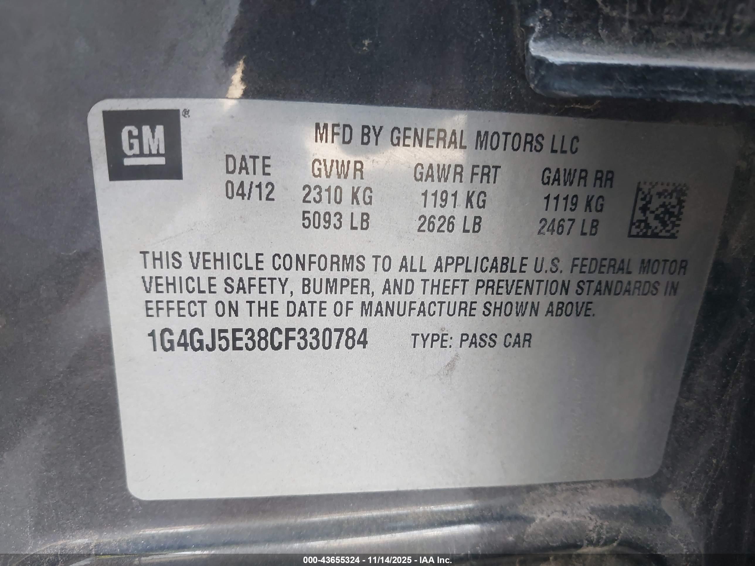BUICK LACROSSE image 9