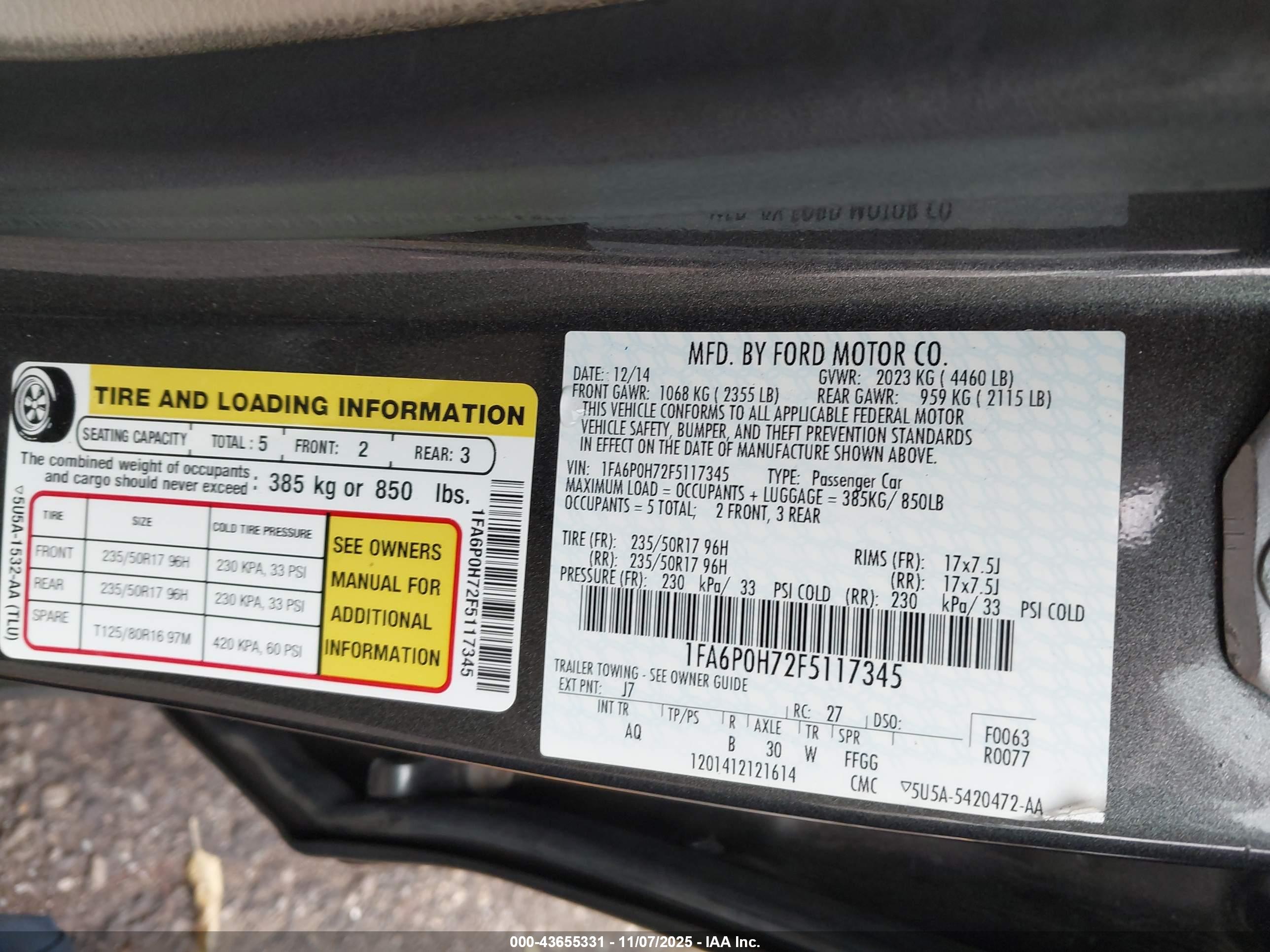 FORD FUSION image 9