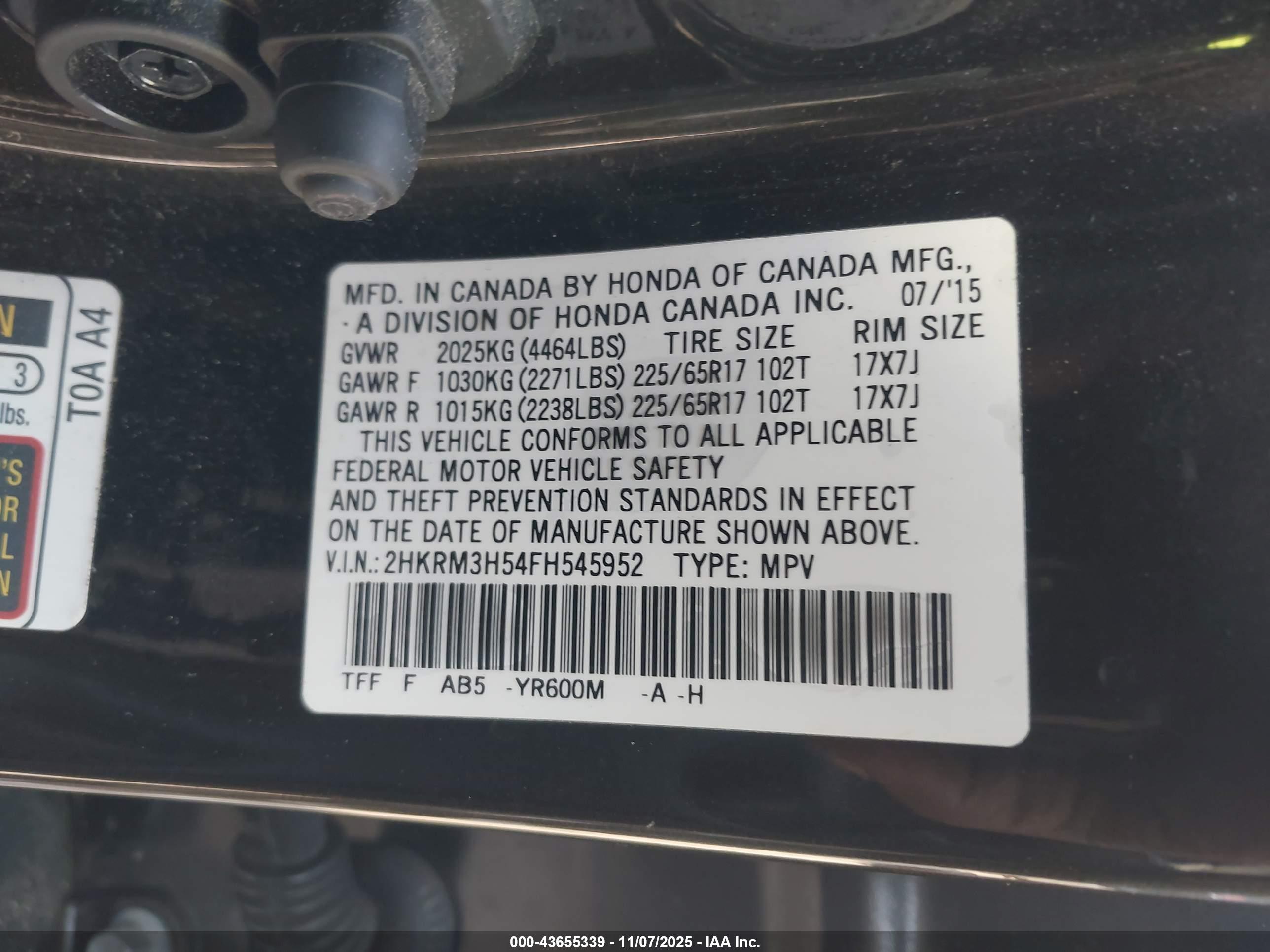 HONDA CR-V image 9