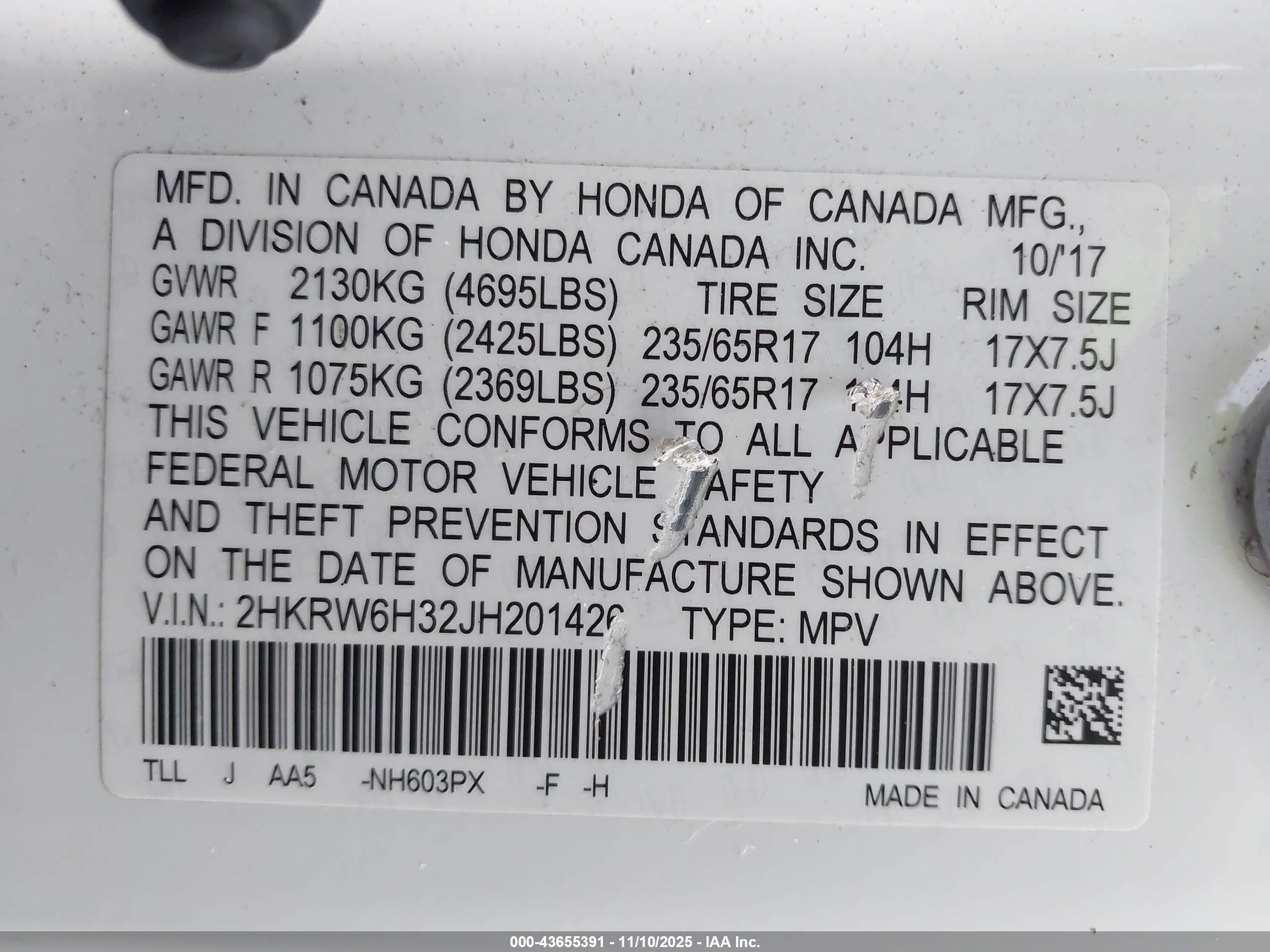 HONDA CR-V image 9