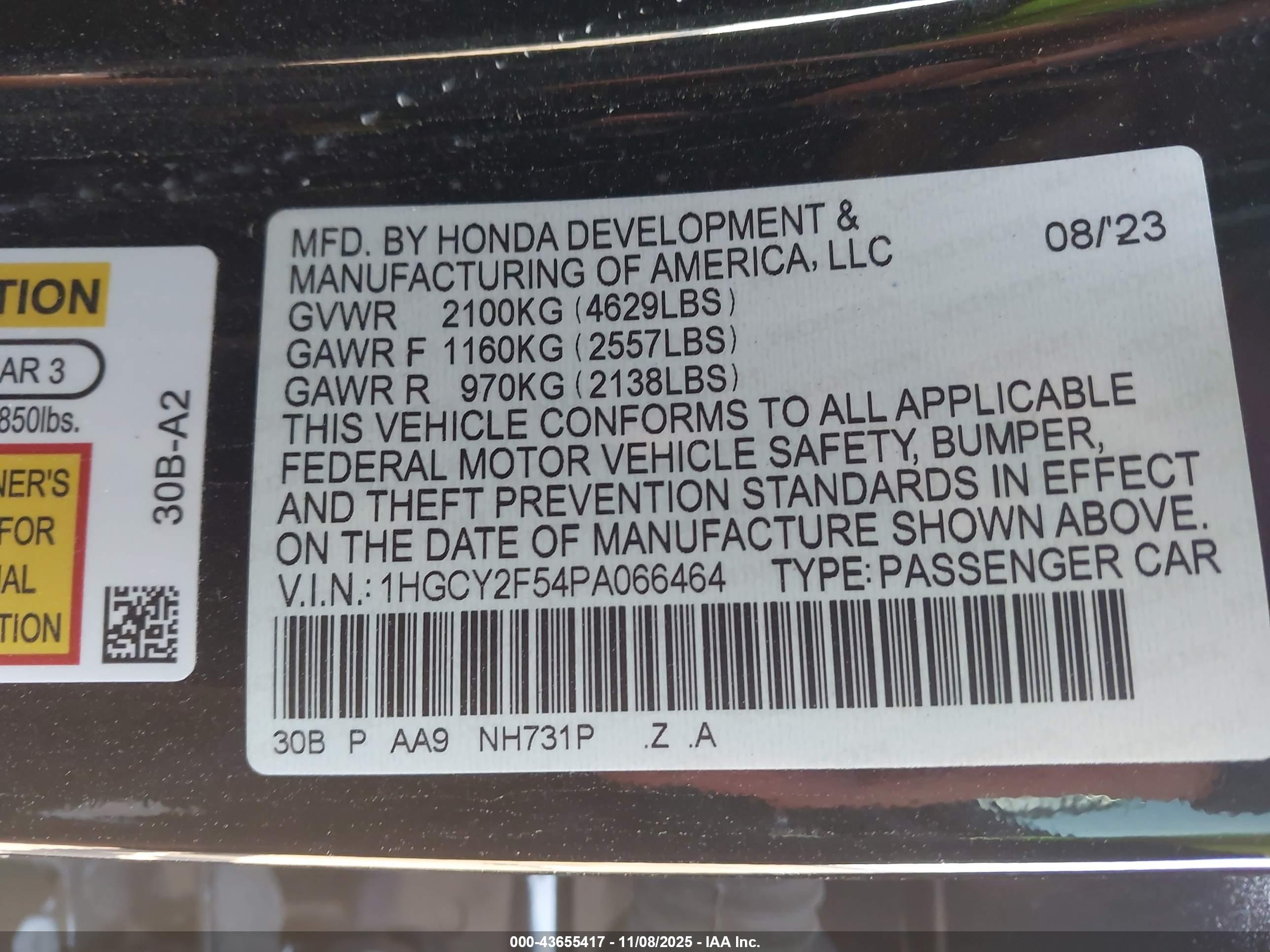 HONDA ACCORD image 9