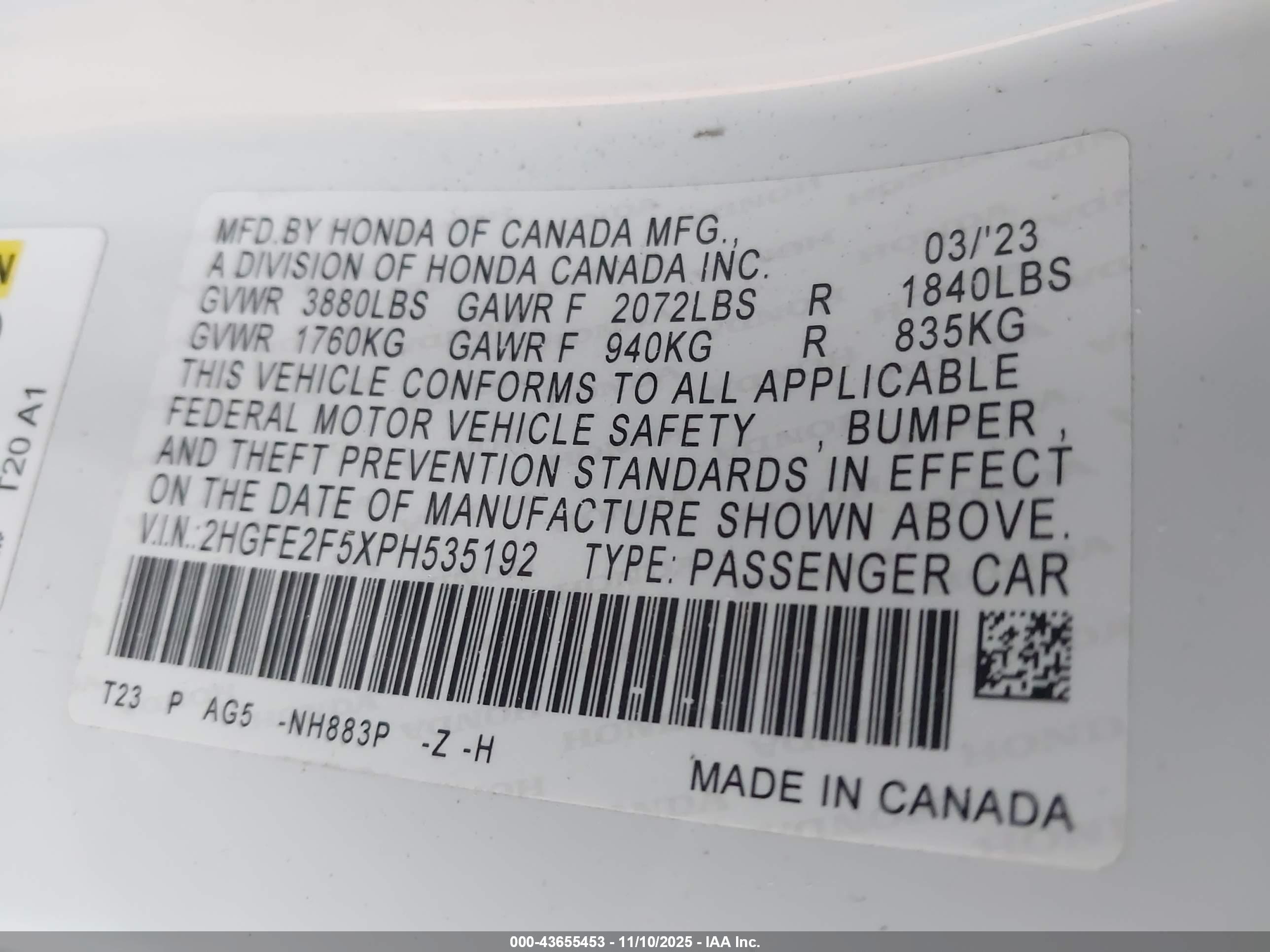 HONDA CIVIC image 9