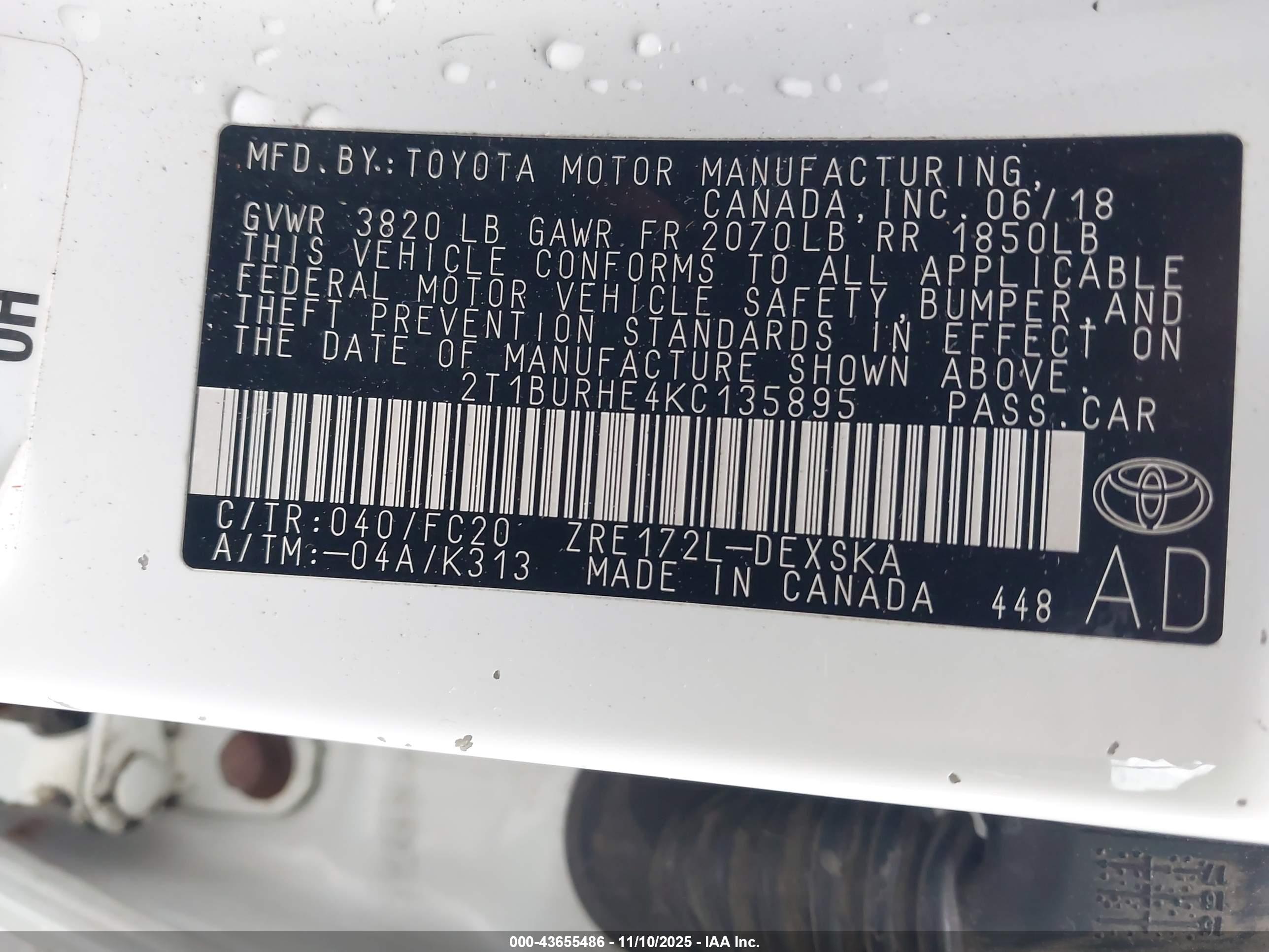 TOYOTA COROLLA image 9