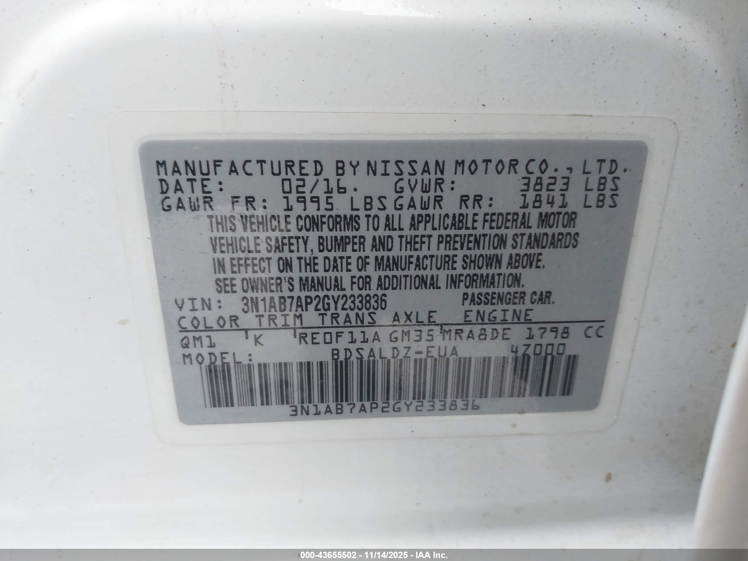 NISSAN SENTRA image 9