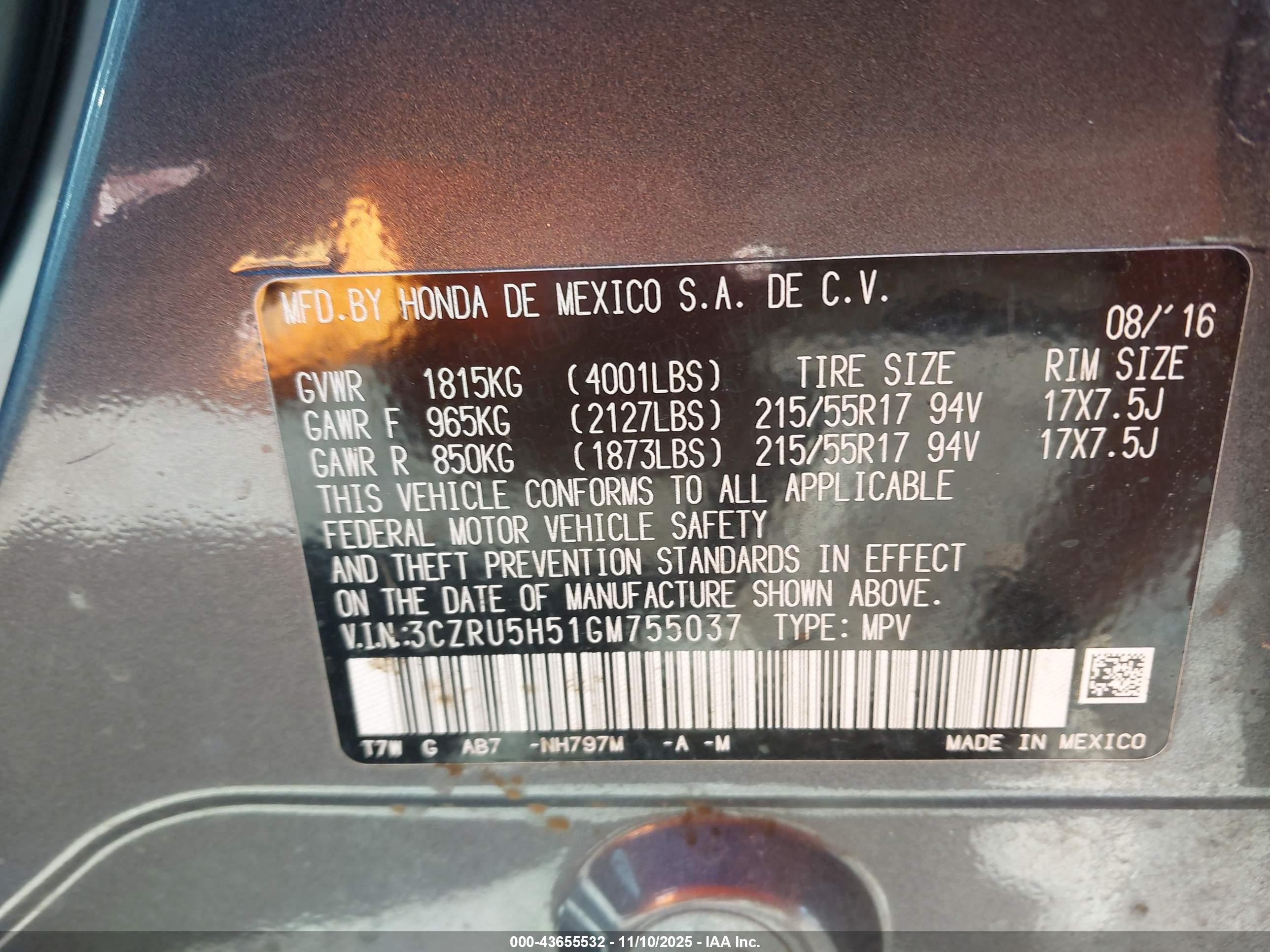 HONDA HR-V image 9