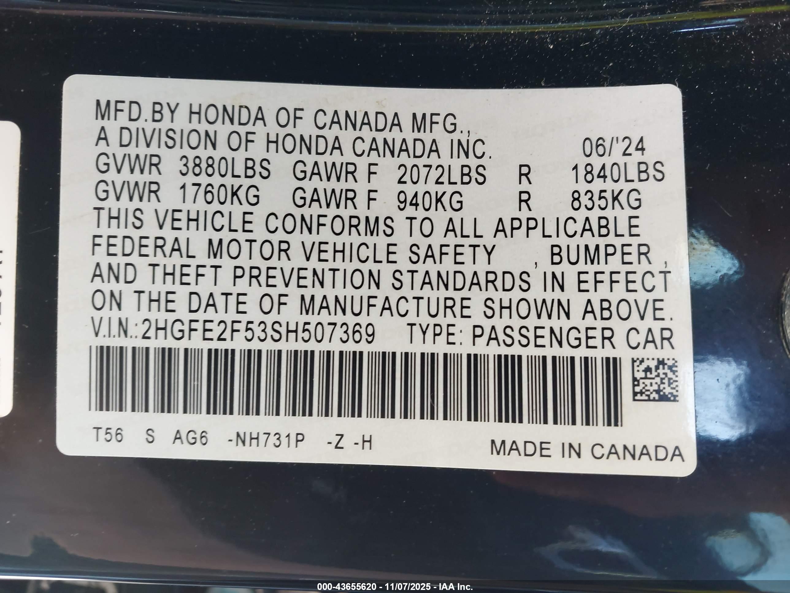 HONDA CIVIC image 9
