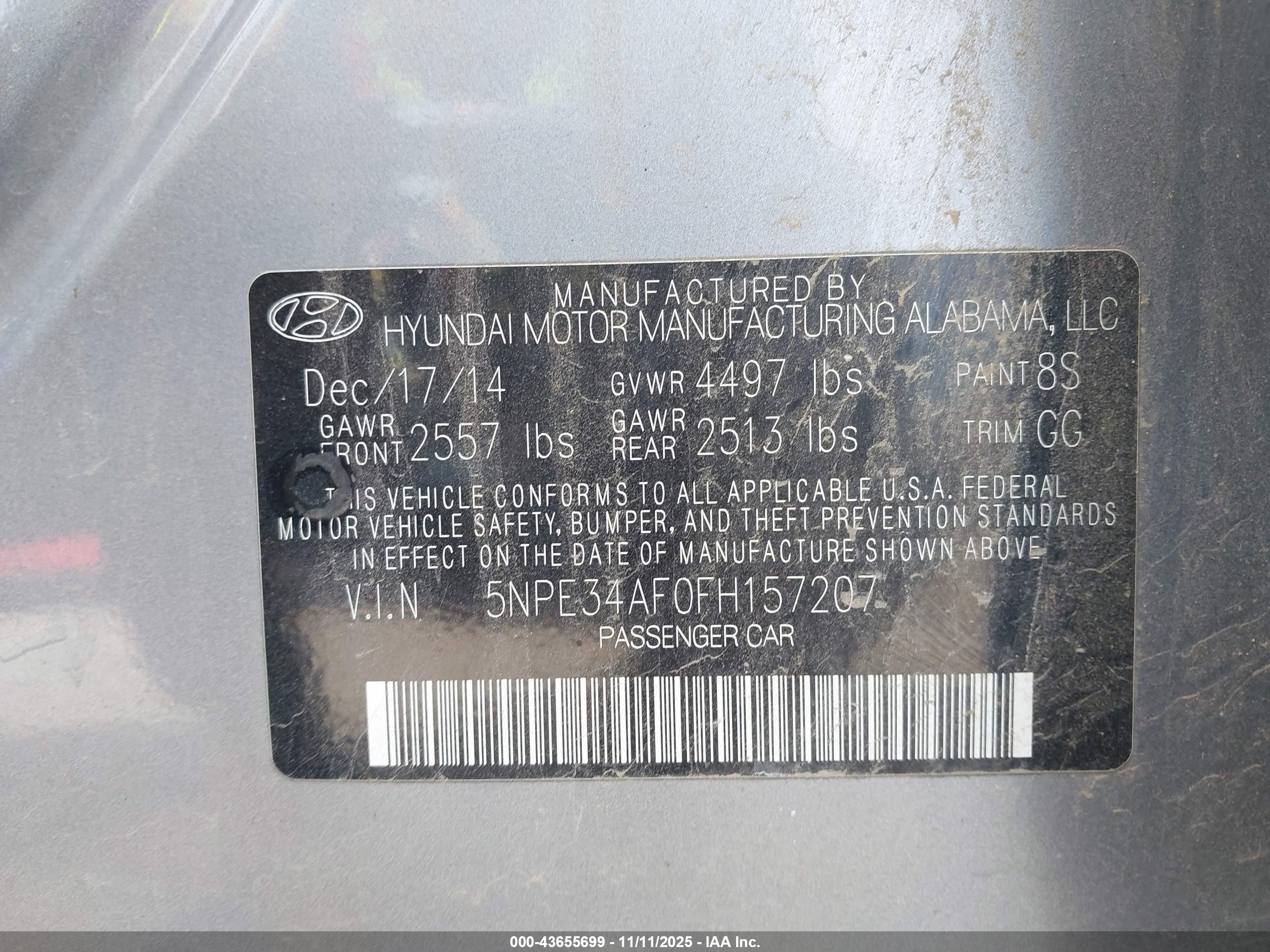 HYUNDAI SONATA image 9