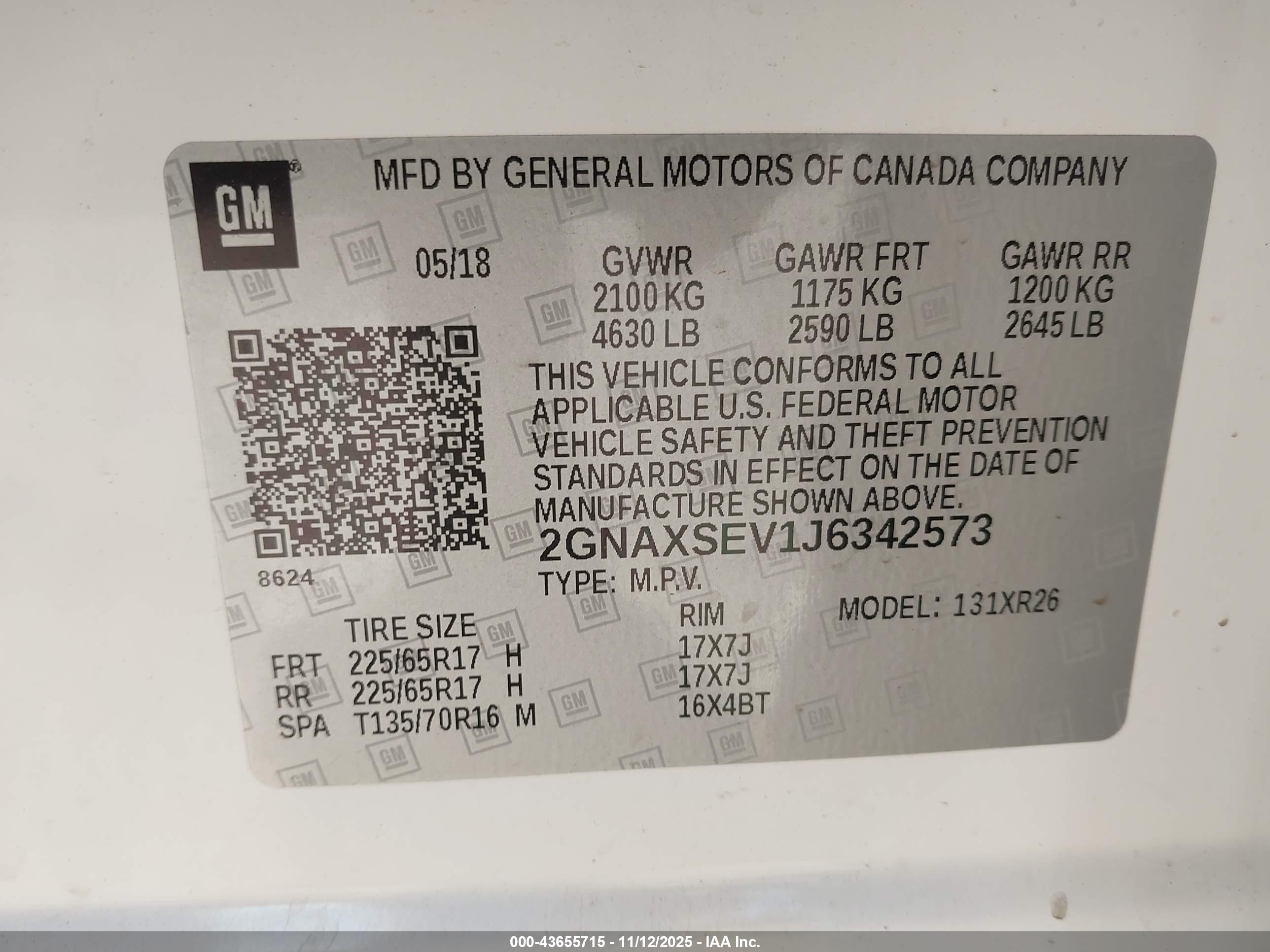 CHEVROLET EQUINOX image 9