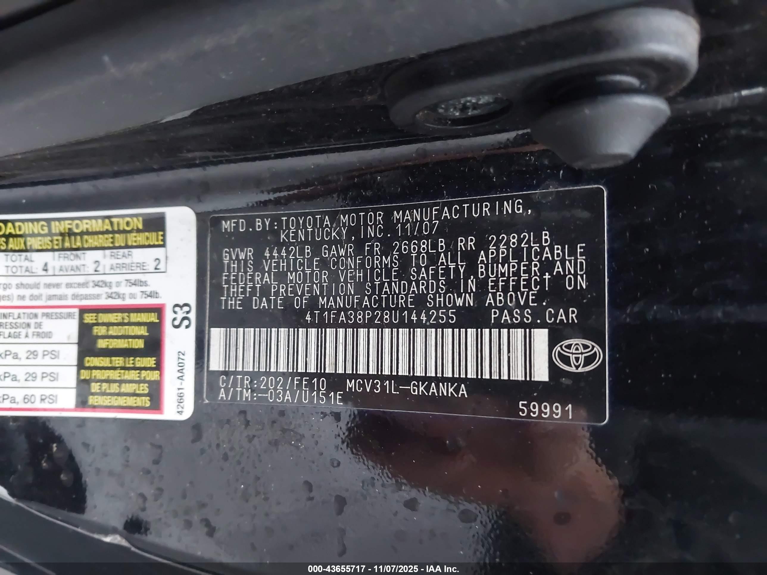 TOYOTA CAMRY image 9