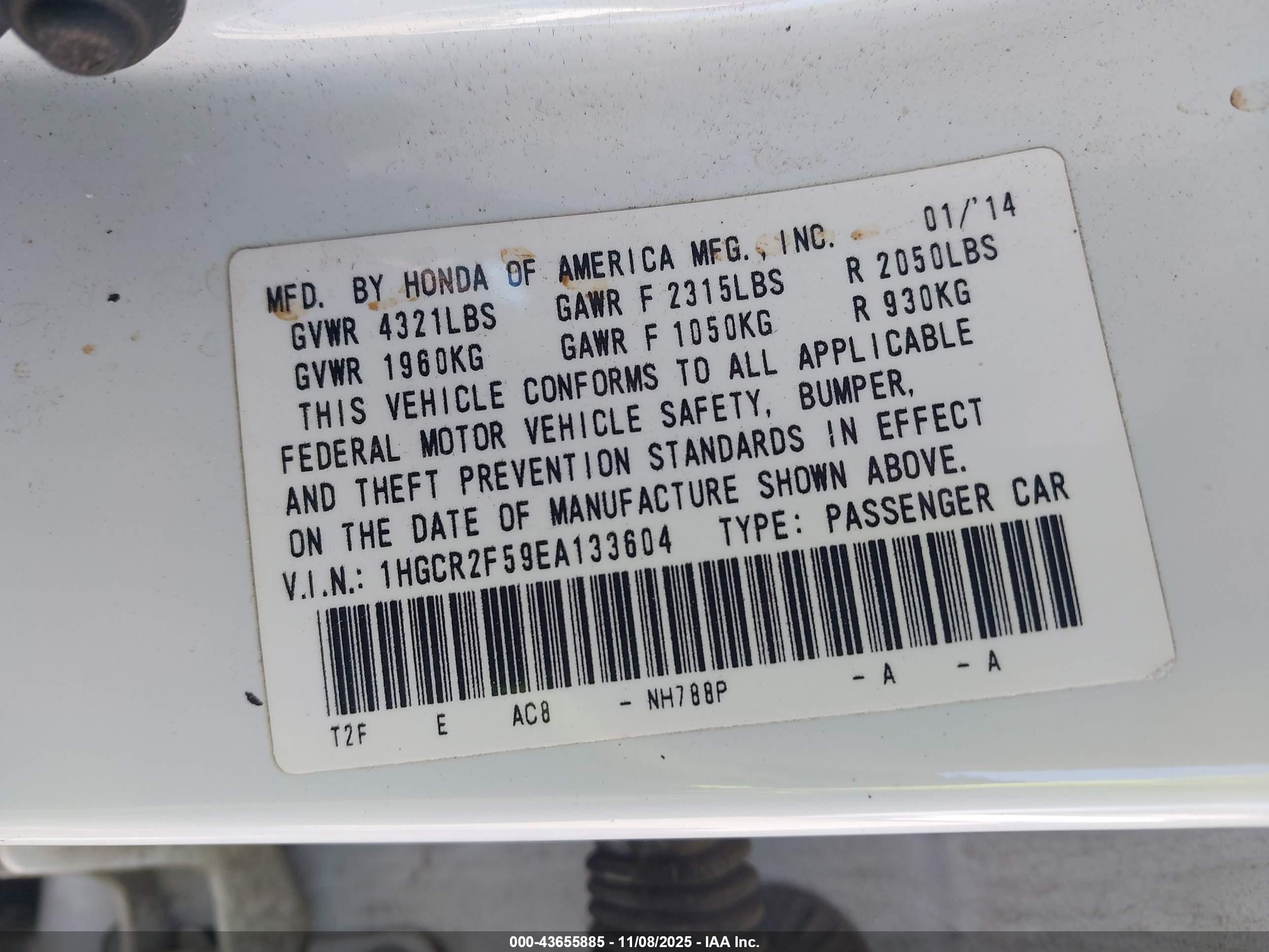 HONDA ACCORD image 9