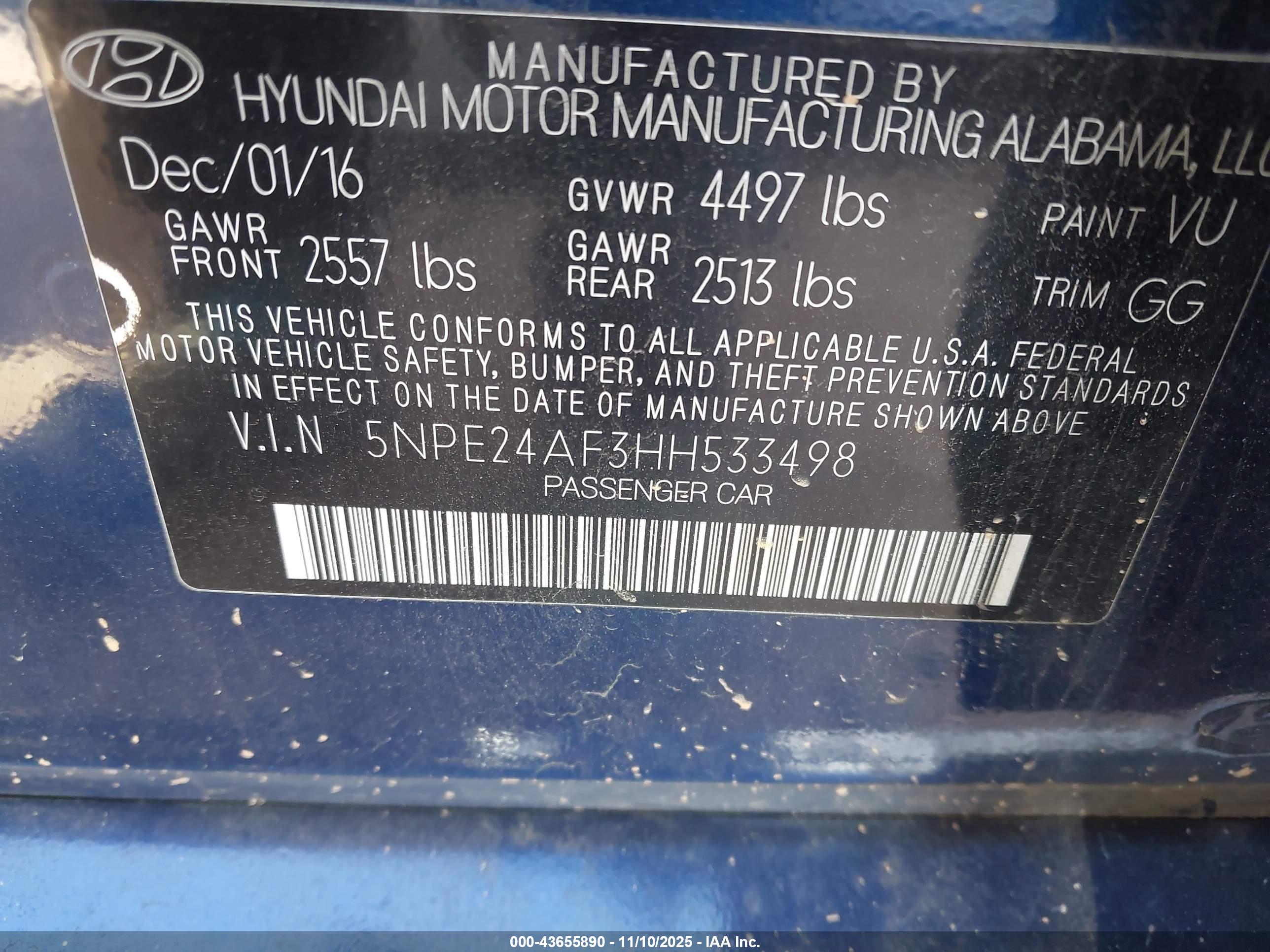 HYUNDAI SONATA image 9