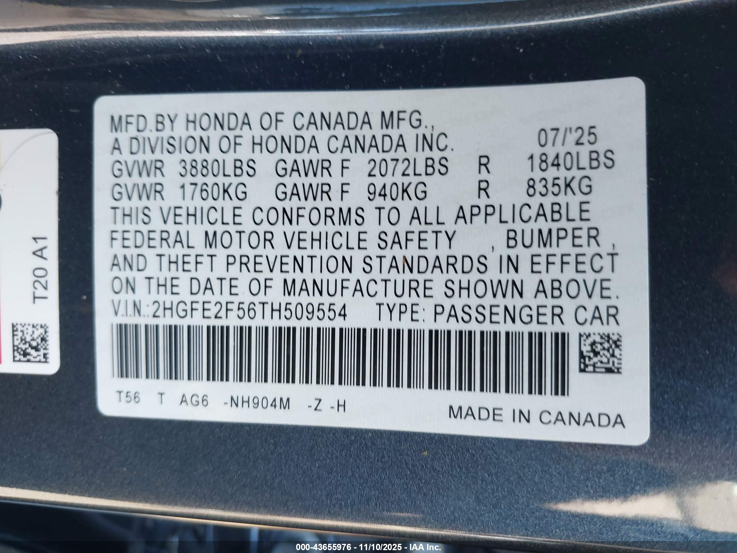 HONDA CIVIC image 9