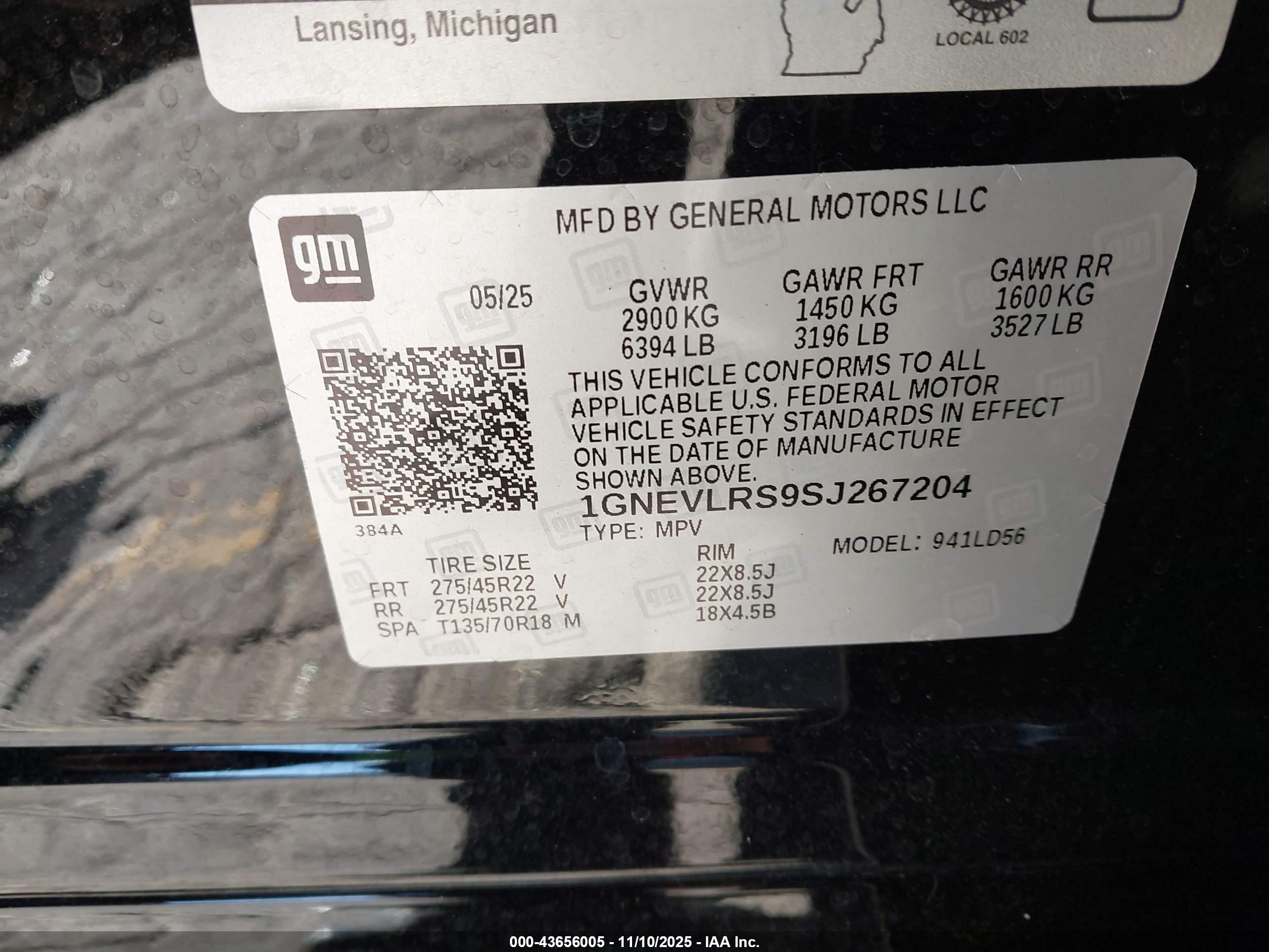 CHEVROLET TRAVERSE image 9