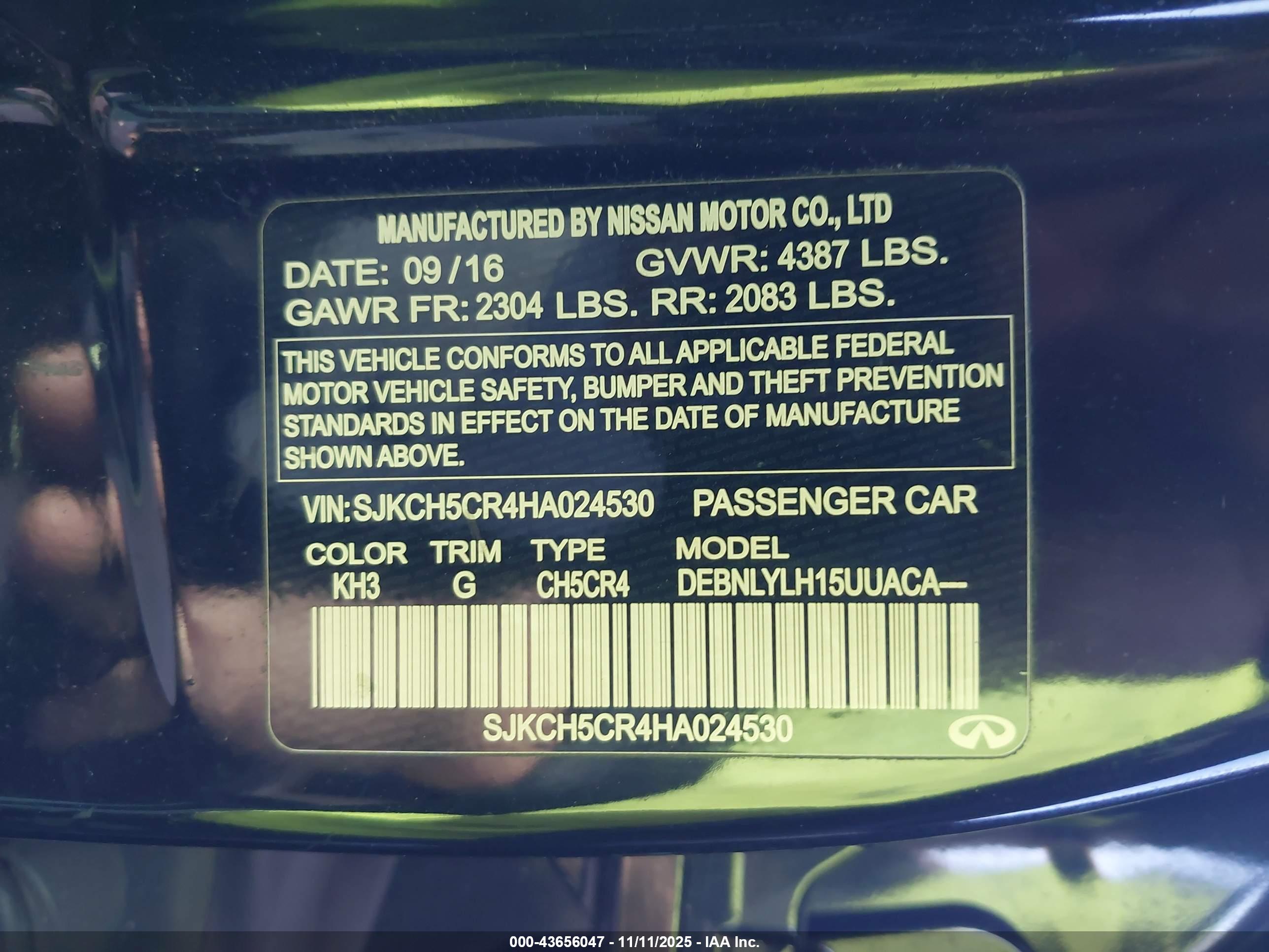 INFINITI QX30 image 9