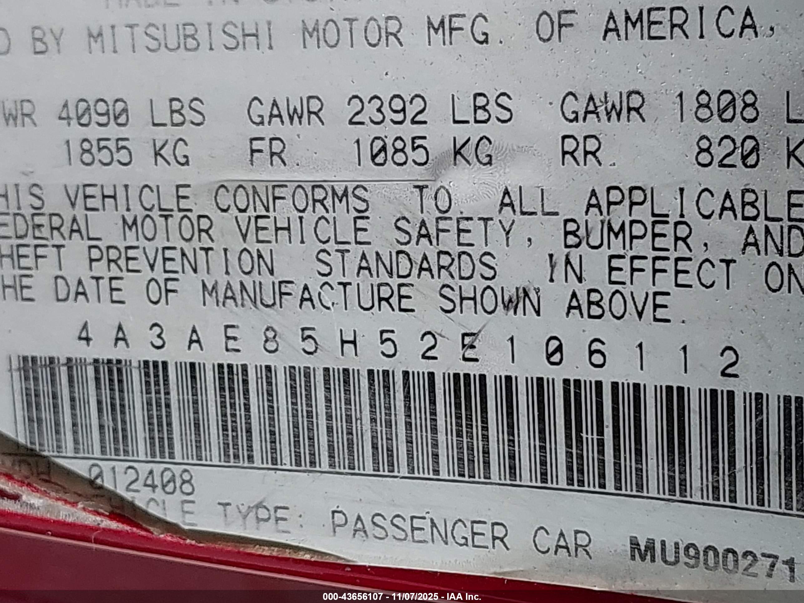 MITSUBISHI ECLIPSE image 9