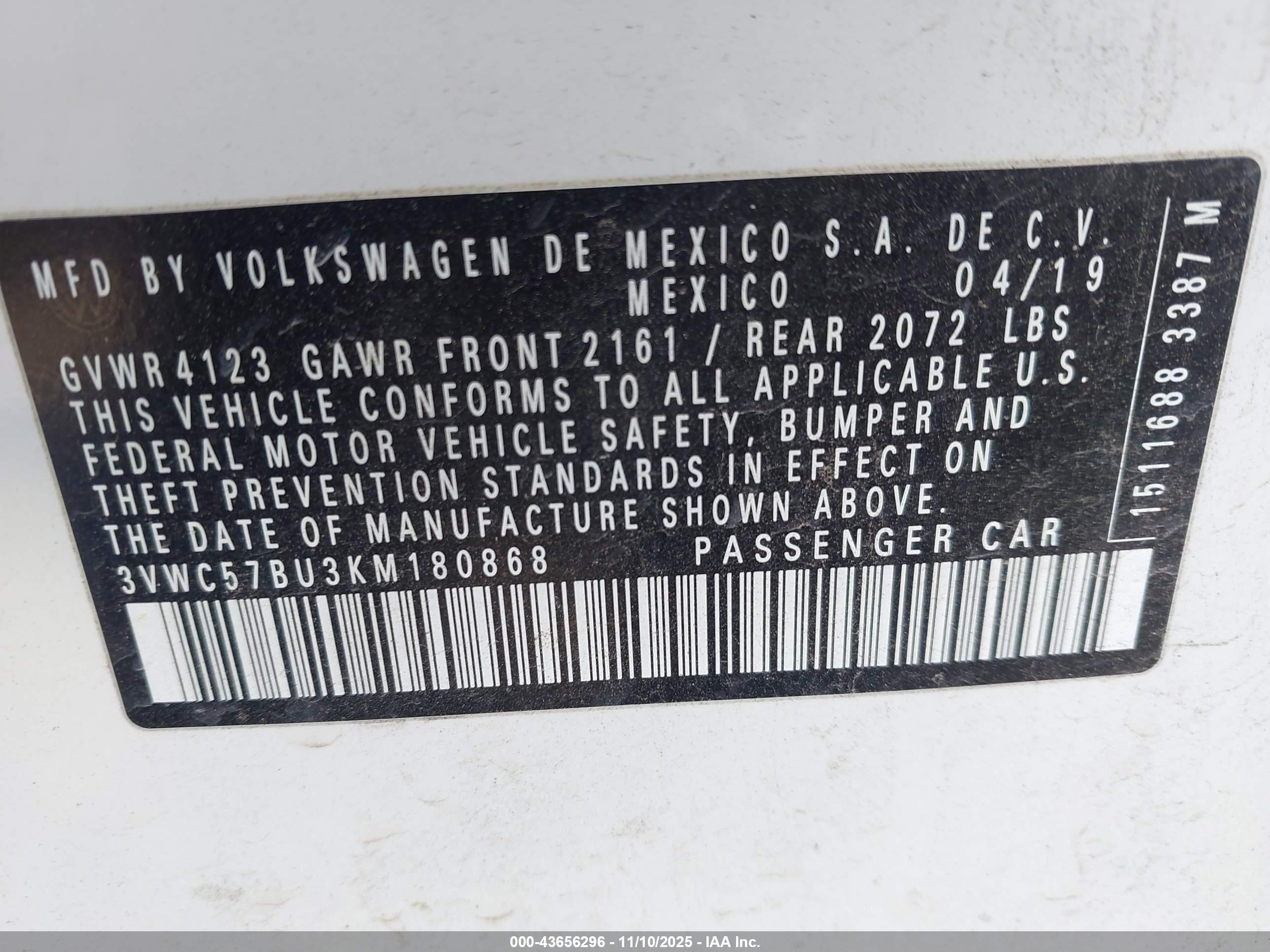 VOLKSWAGEN JETTA image 9