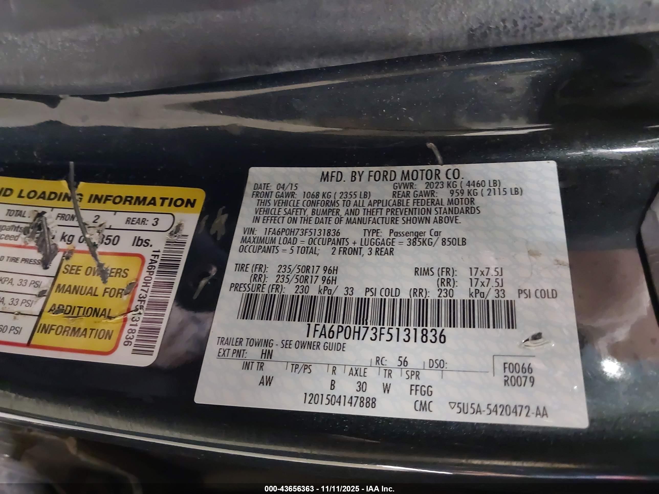 FORD FUSION image 9