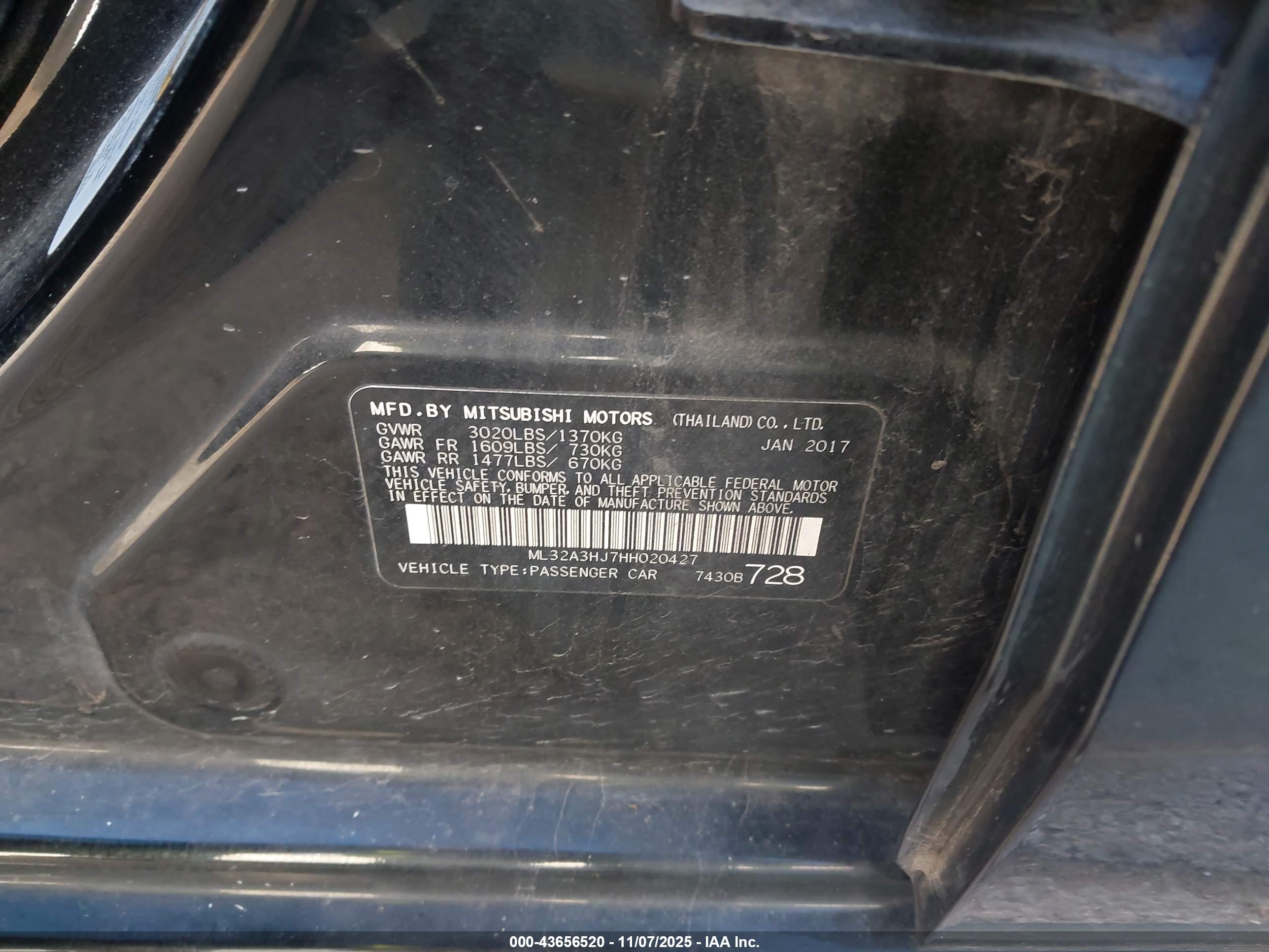 MITSUBISHI MIRAGE image 9