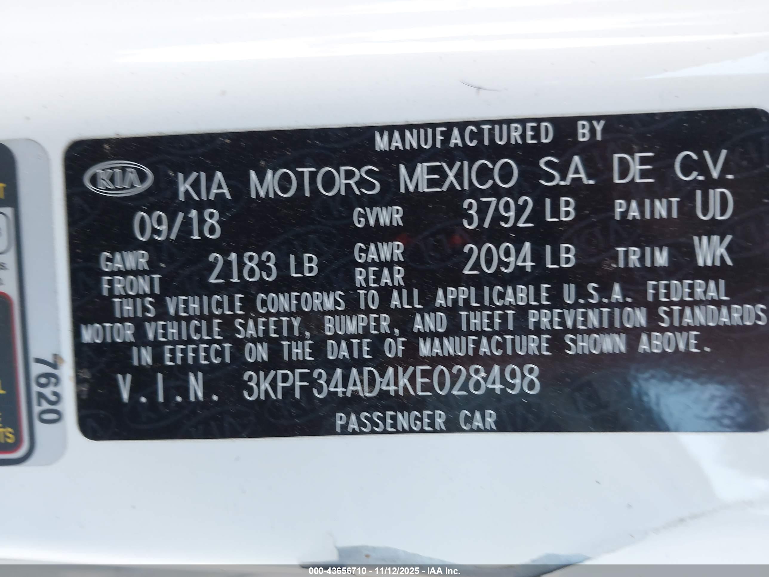KIA FORTE image 9