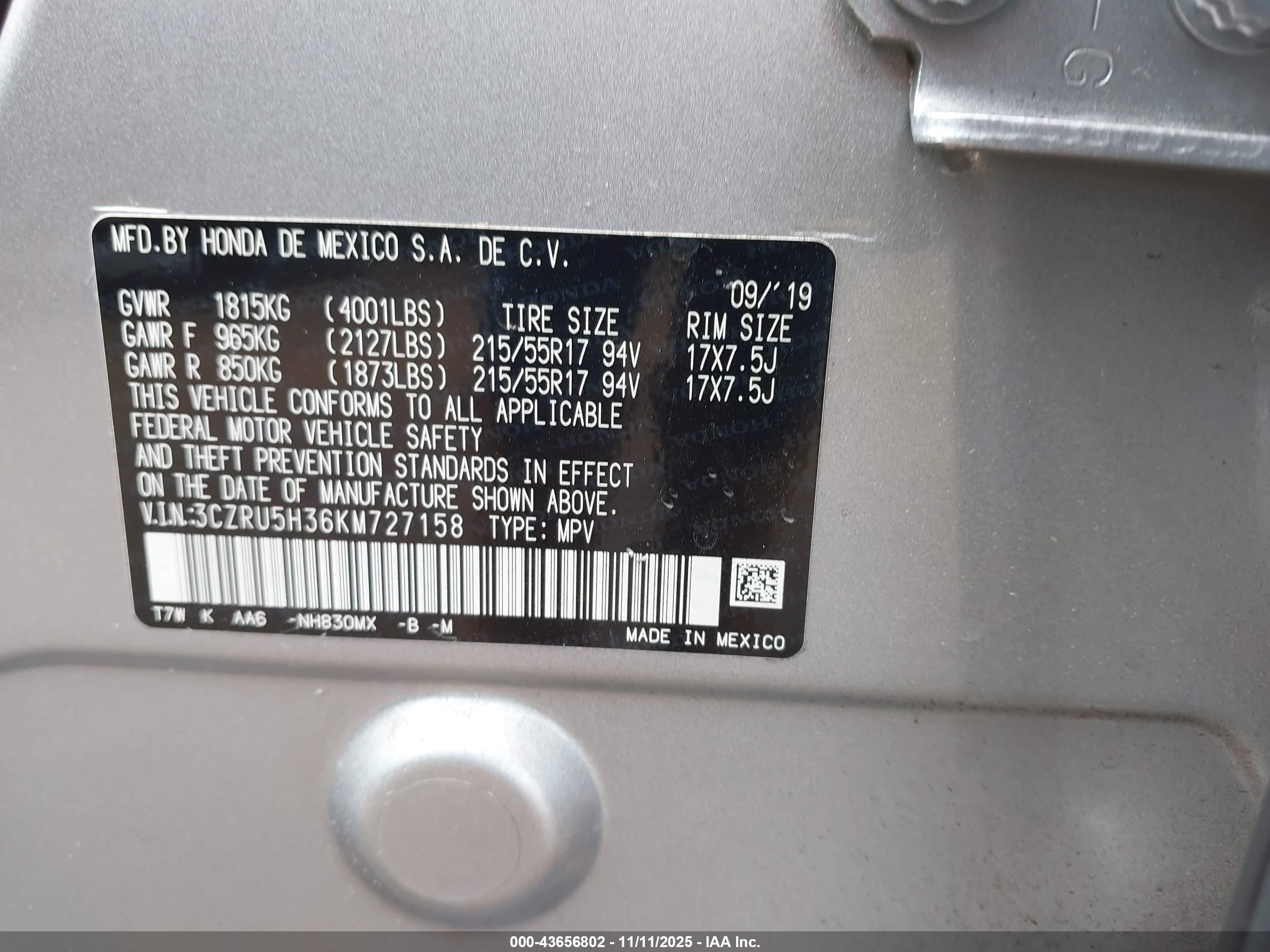HONDA HR-V image 9