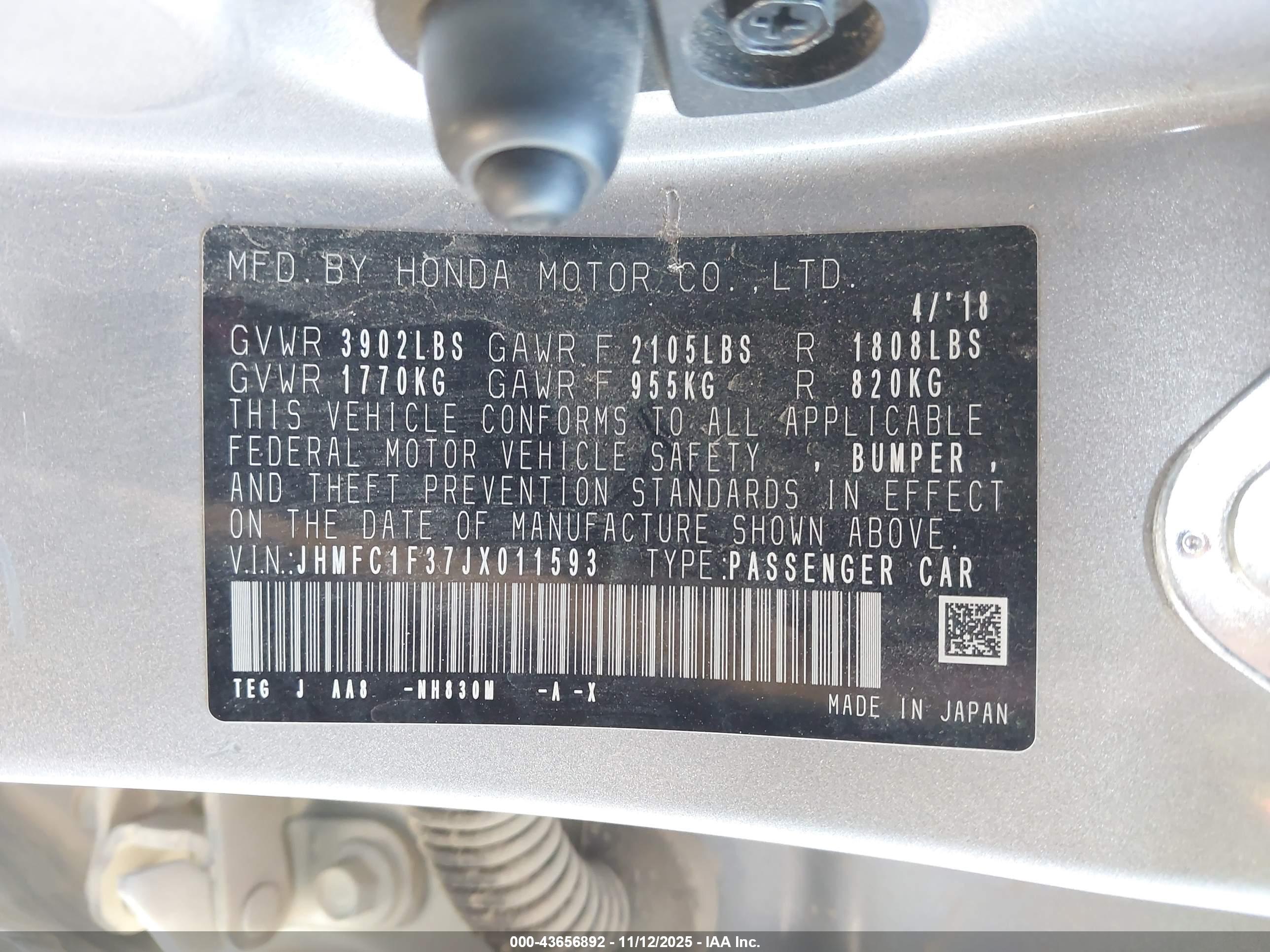 HONDA CIVIC image 9
