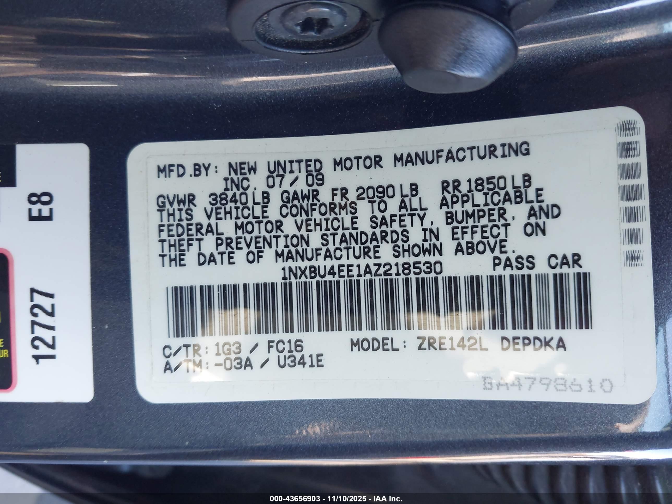 TOYOTA COROLLA image 9