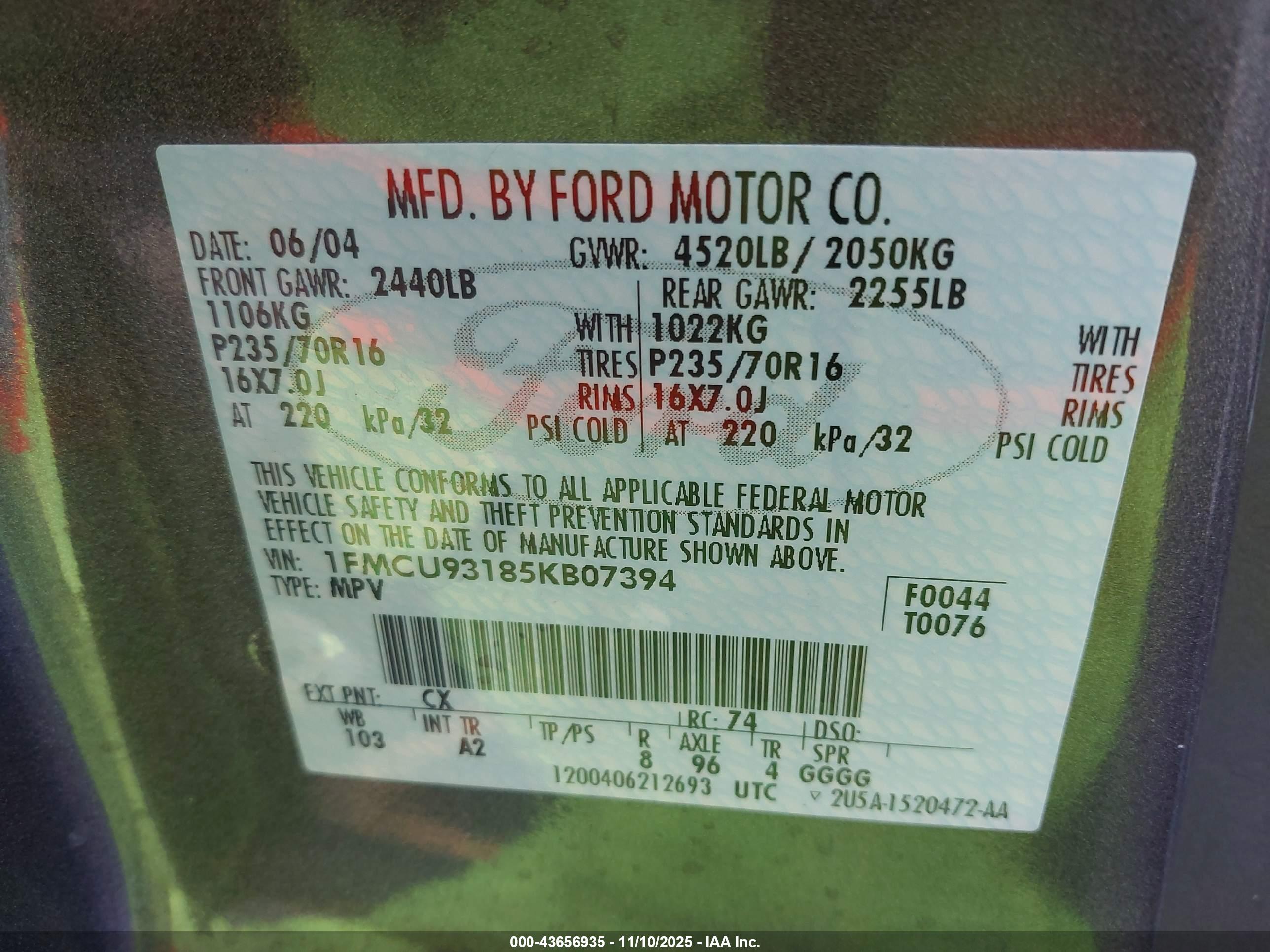 FORD ESCAPE image 9