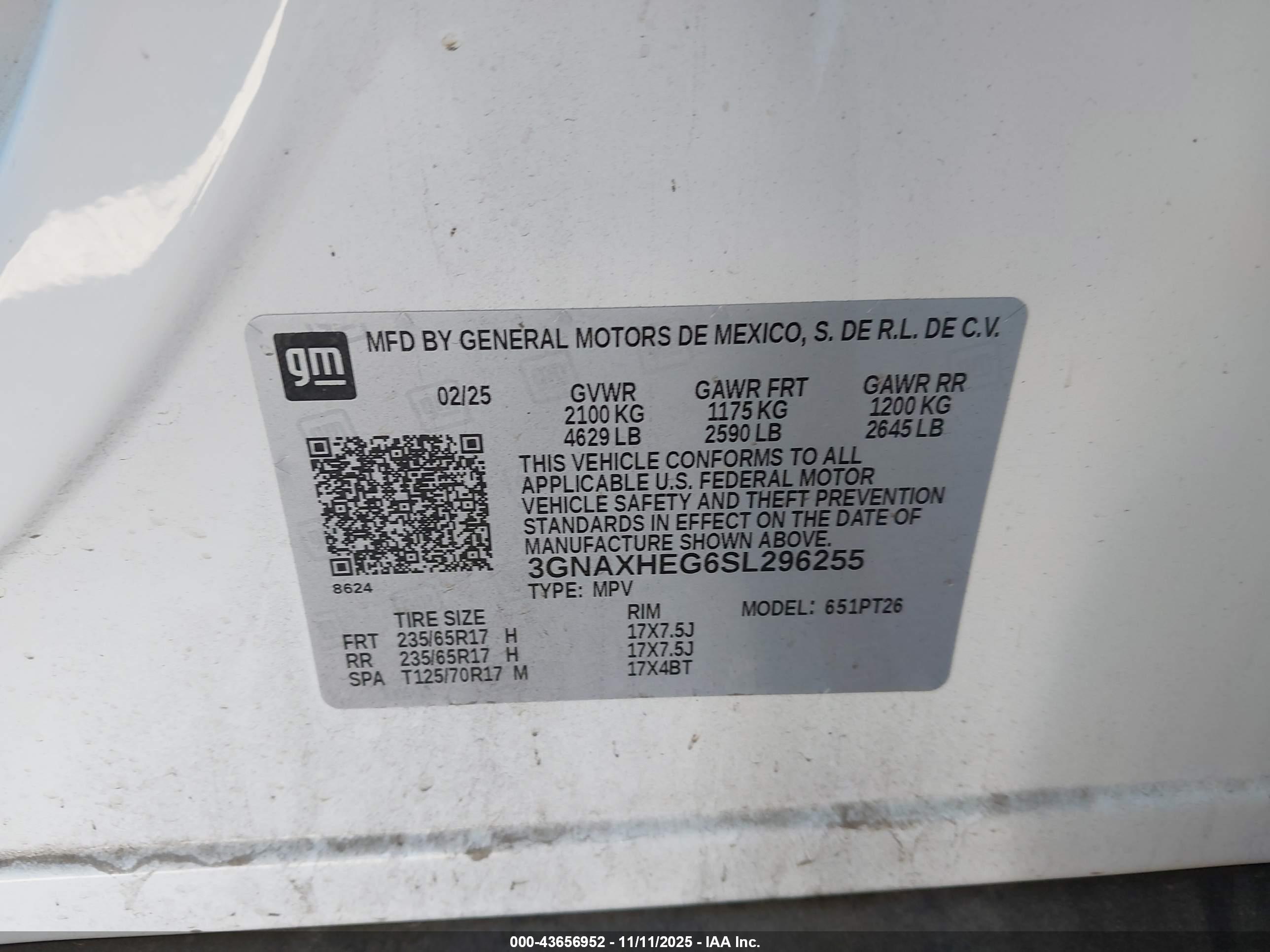 CHEVROLET EQUINOX image 9