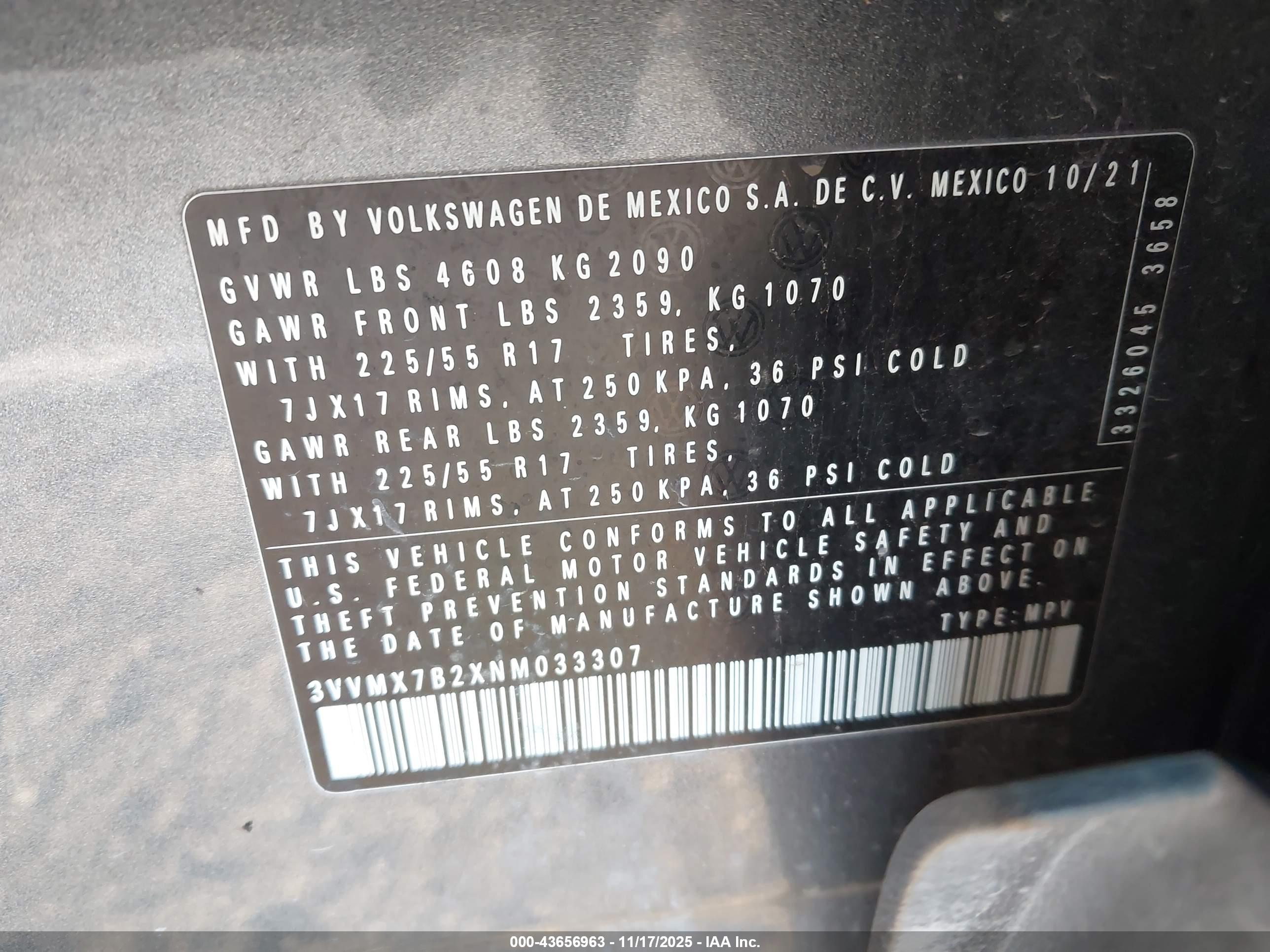 VOLKSWAGEN TAOS image 9