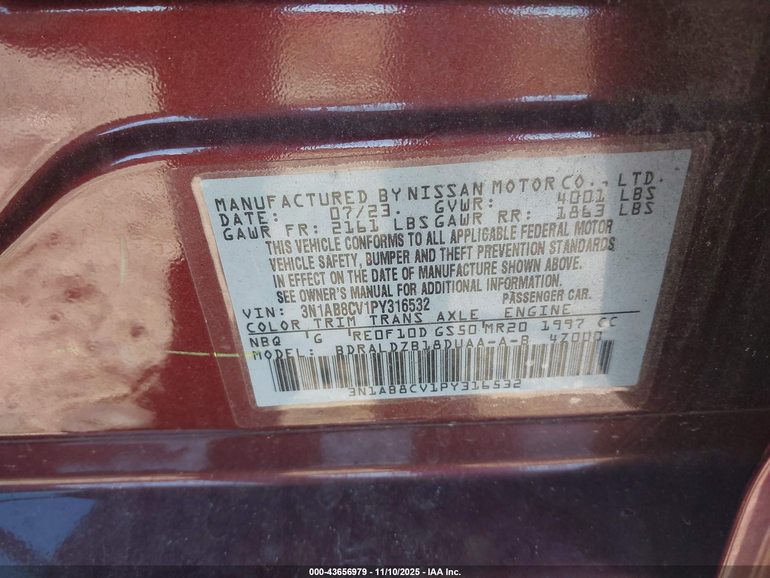 NISSAN SENTRA image 9
