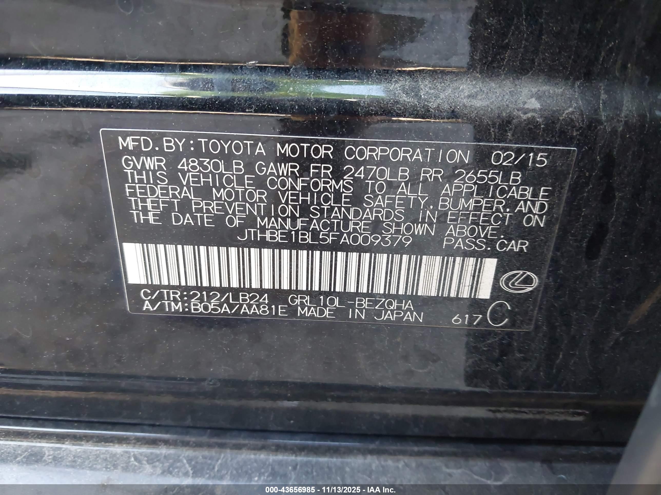 LEXUS GS image 9