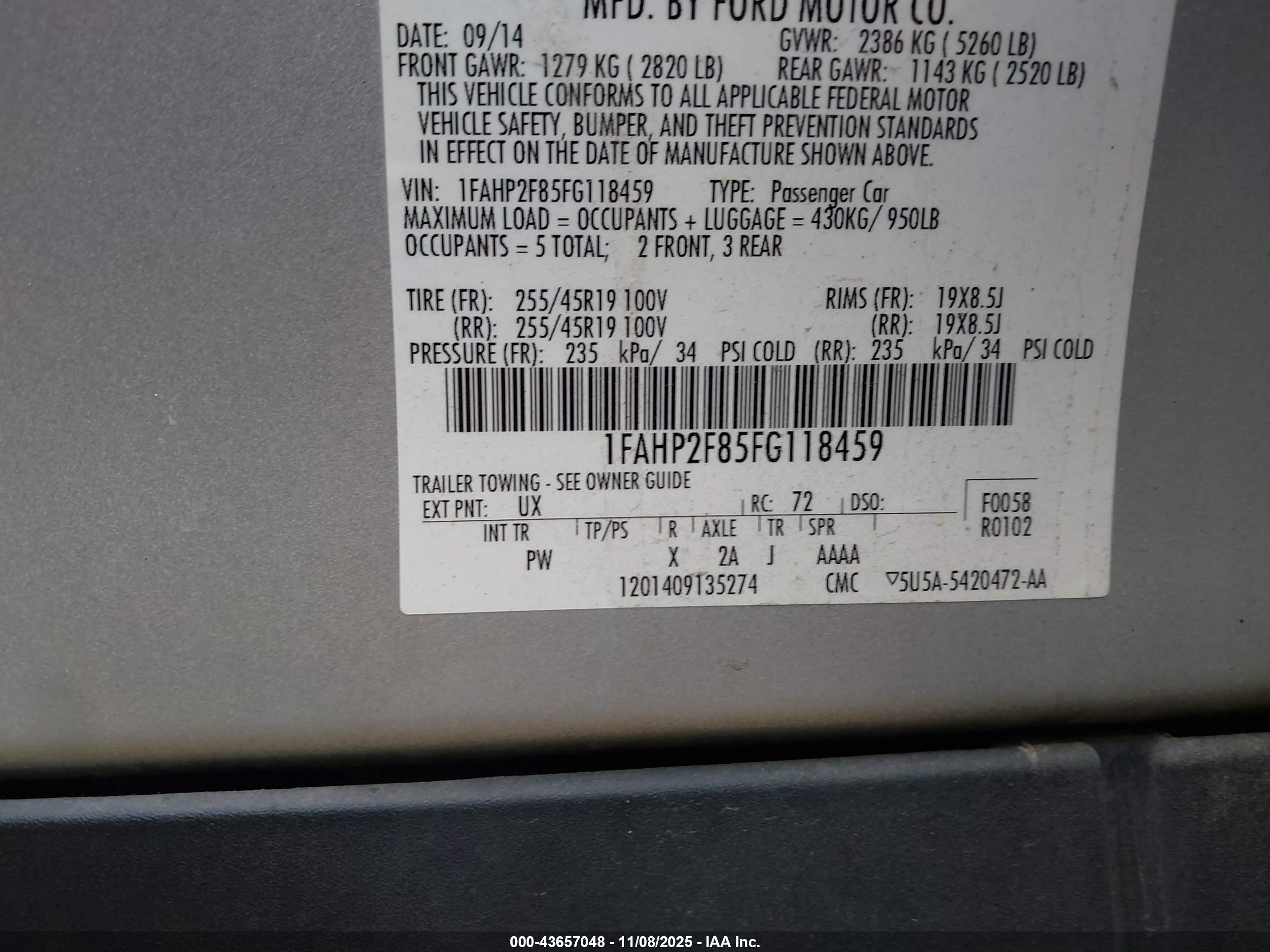 FORD TAURUS image 9