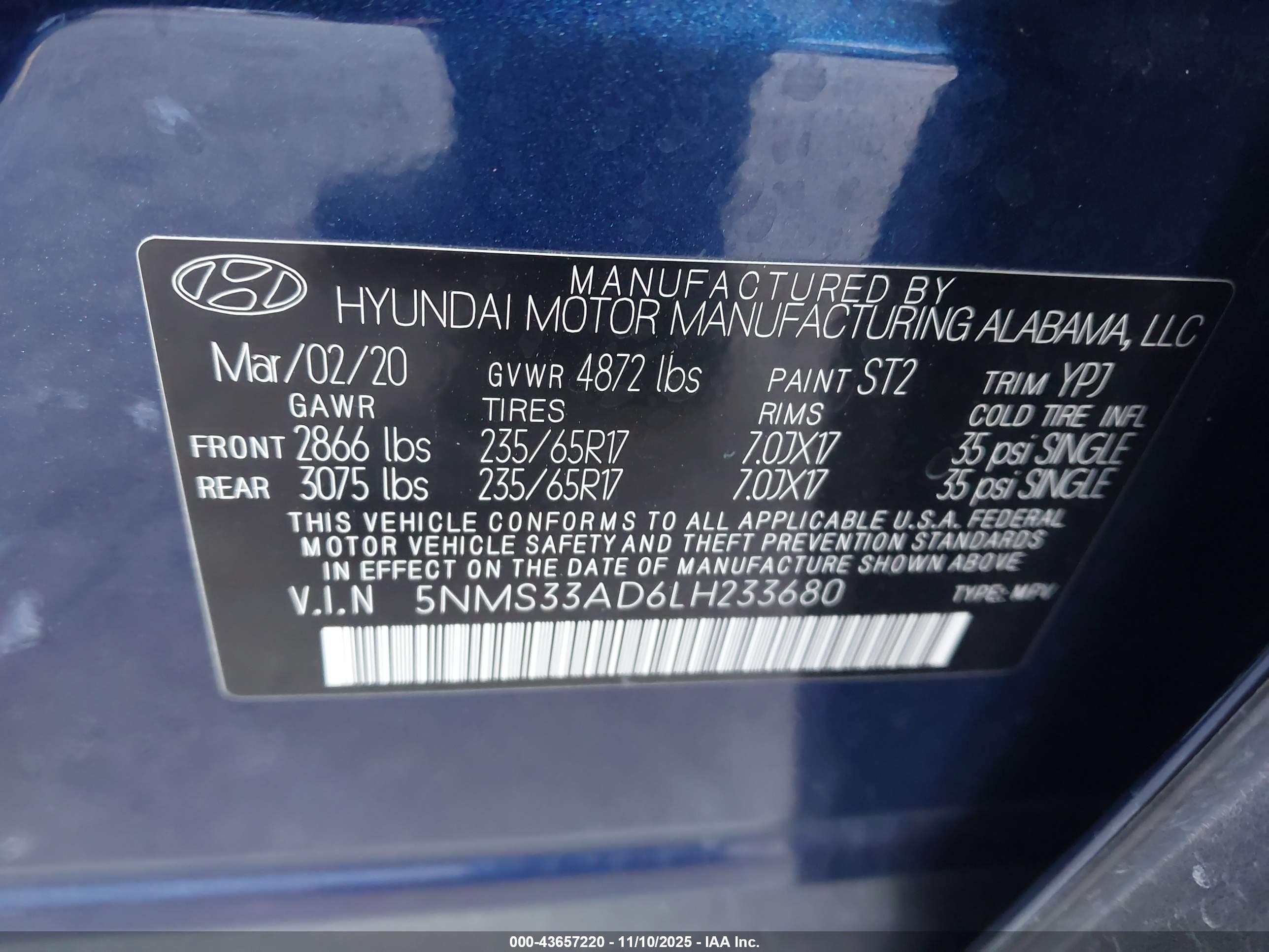 HYUNDAI SANTA image 9