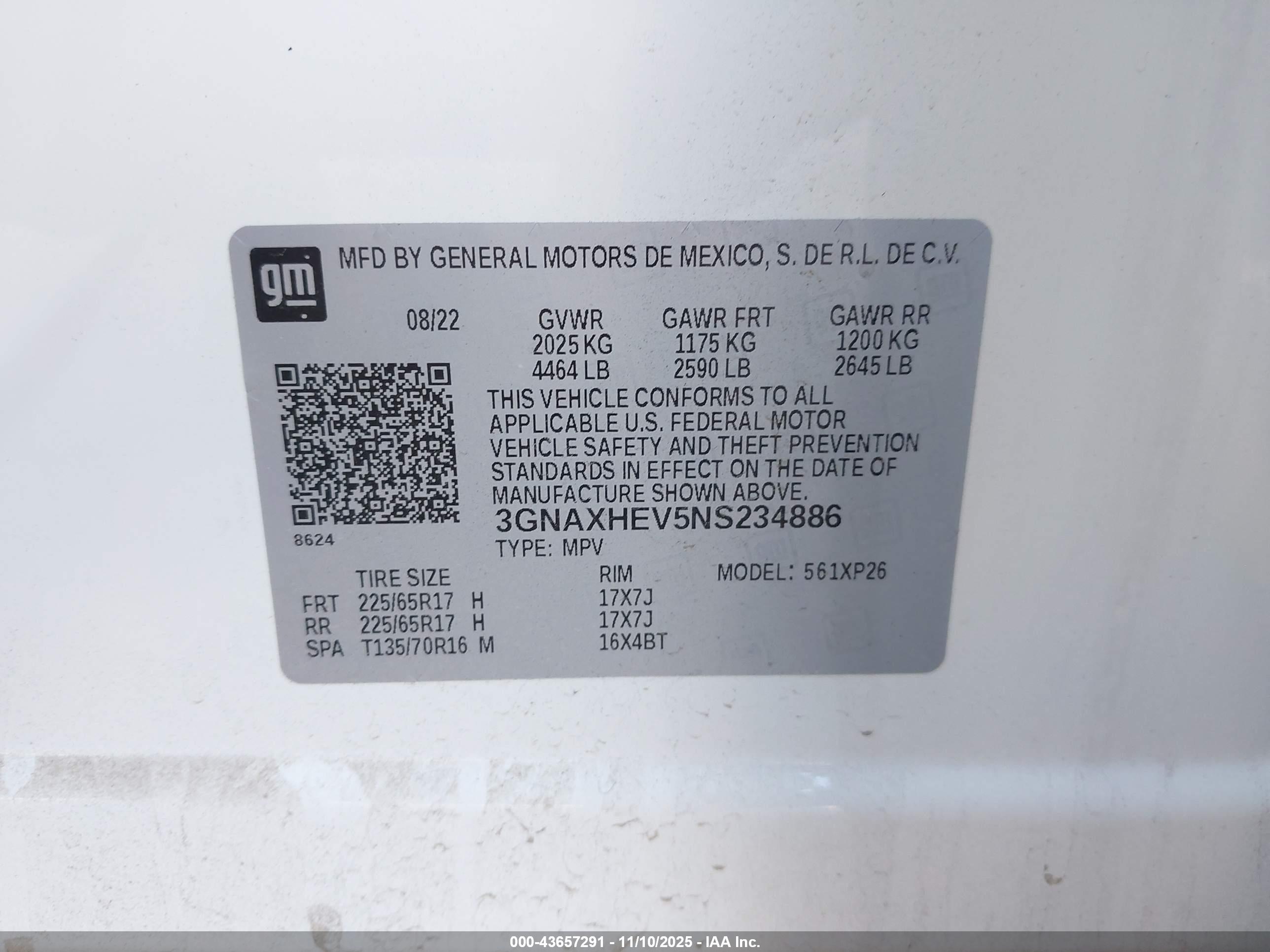 CHEVROLET EQUINOX image 9
