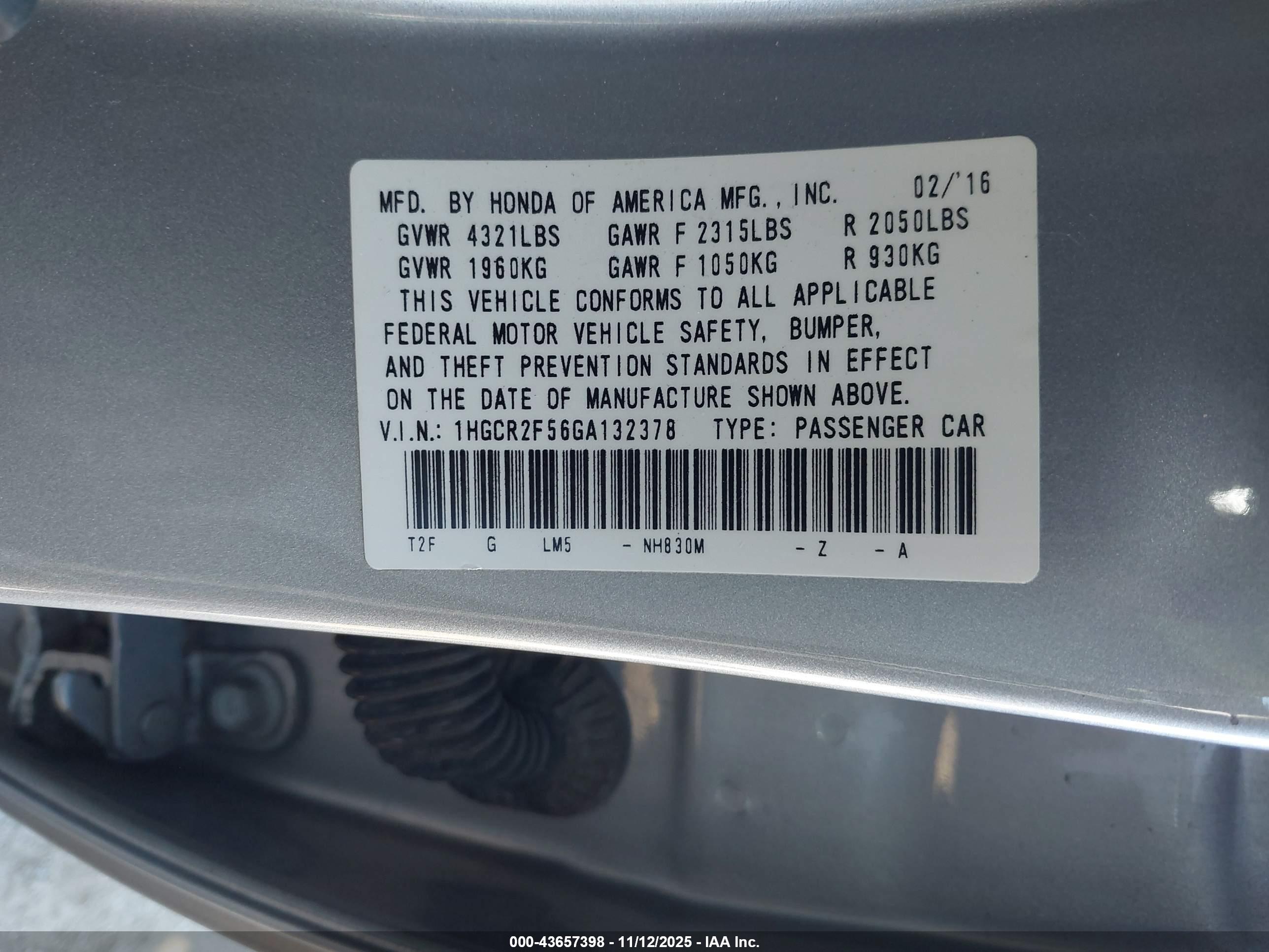HONDA ACCORD image 9