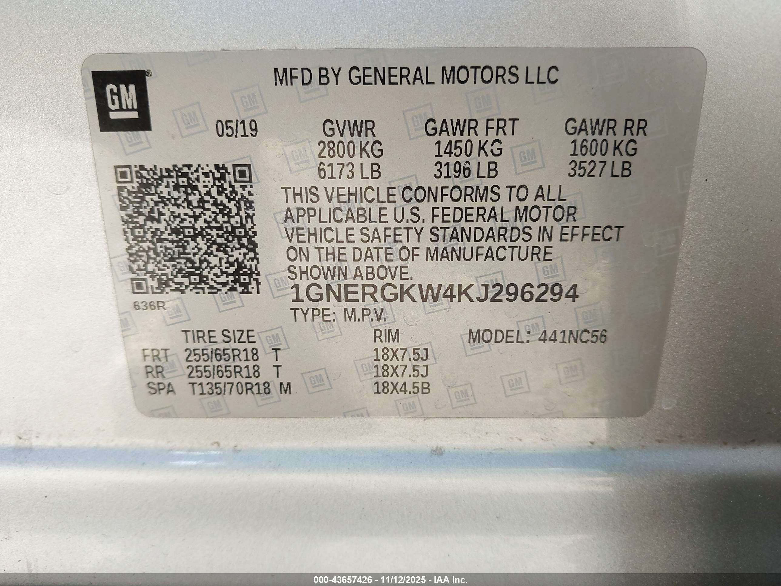 CHEVROLET TRAVERSE image 9