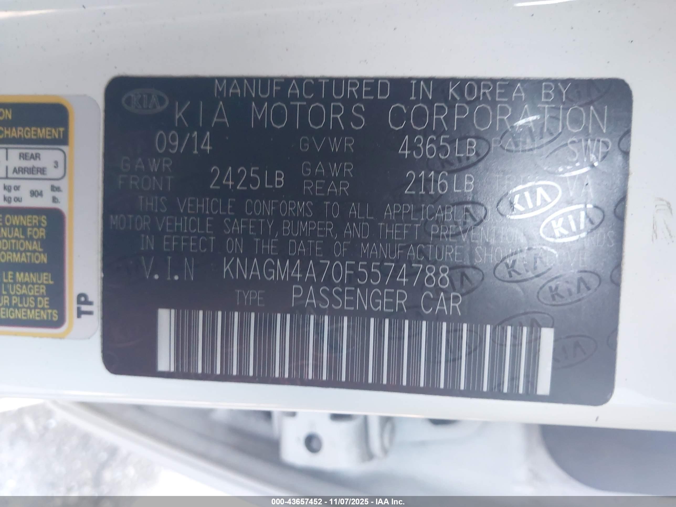 KIA OPTIMA image 9