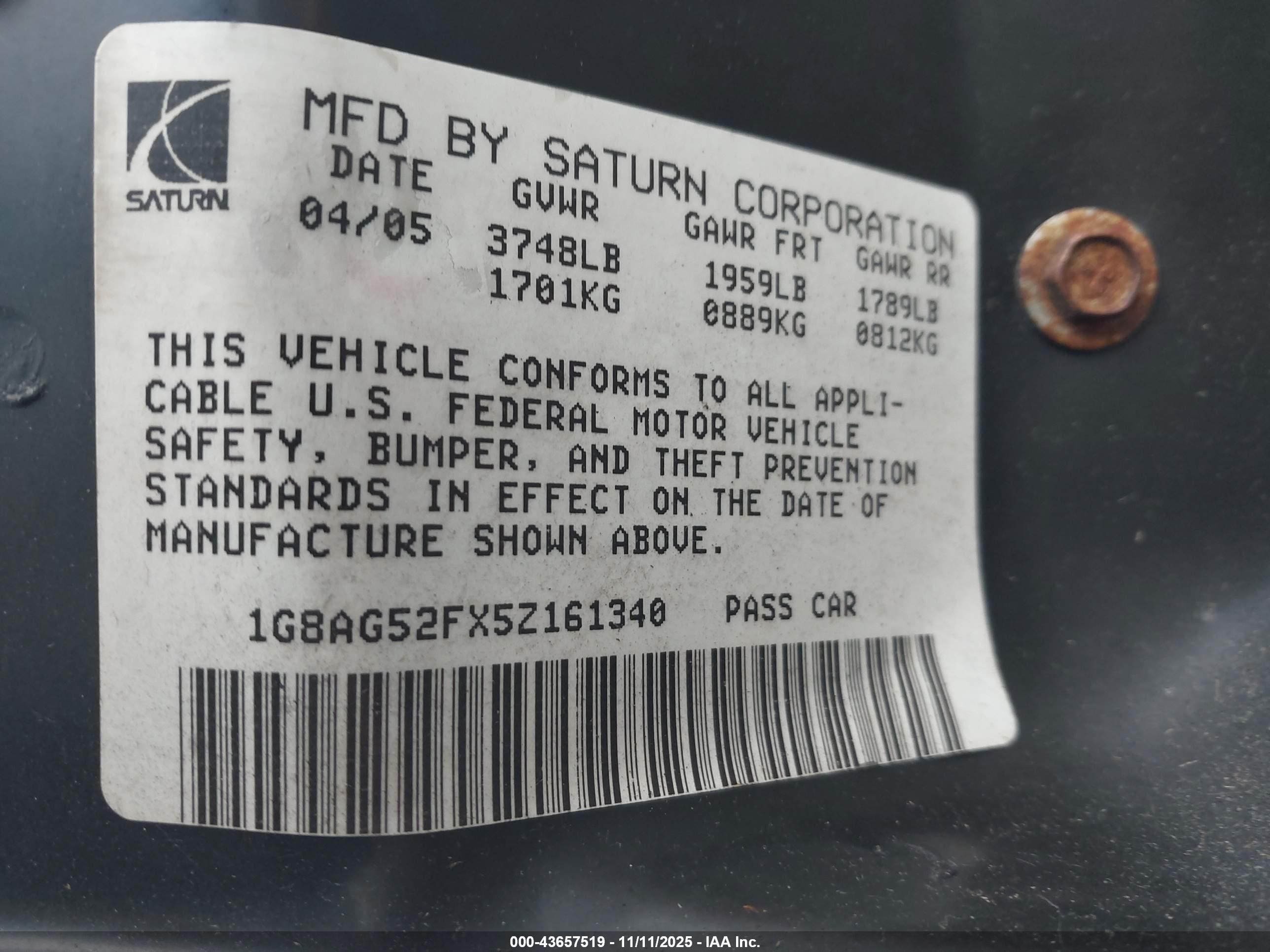 SATURN ION image 9