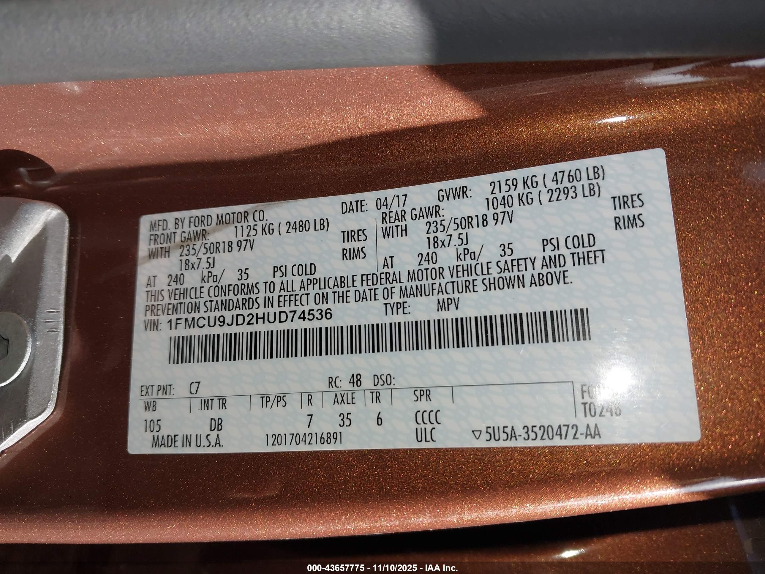 FORD ESCAPE image 9