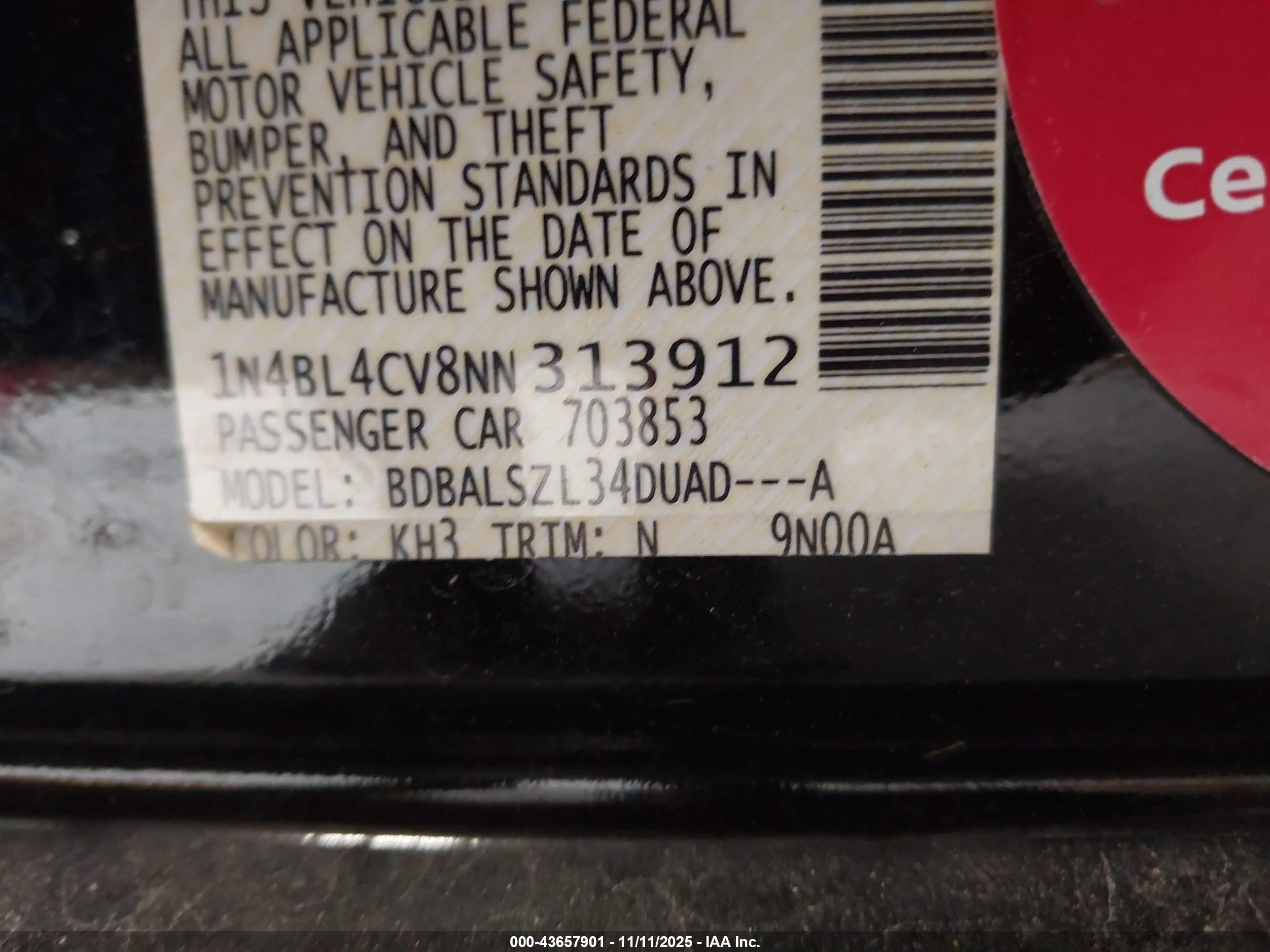 NISSAN ALTIMA image 9