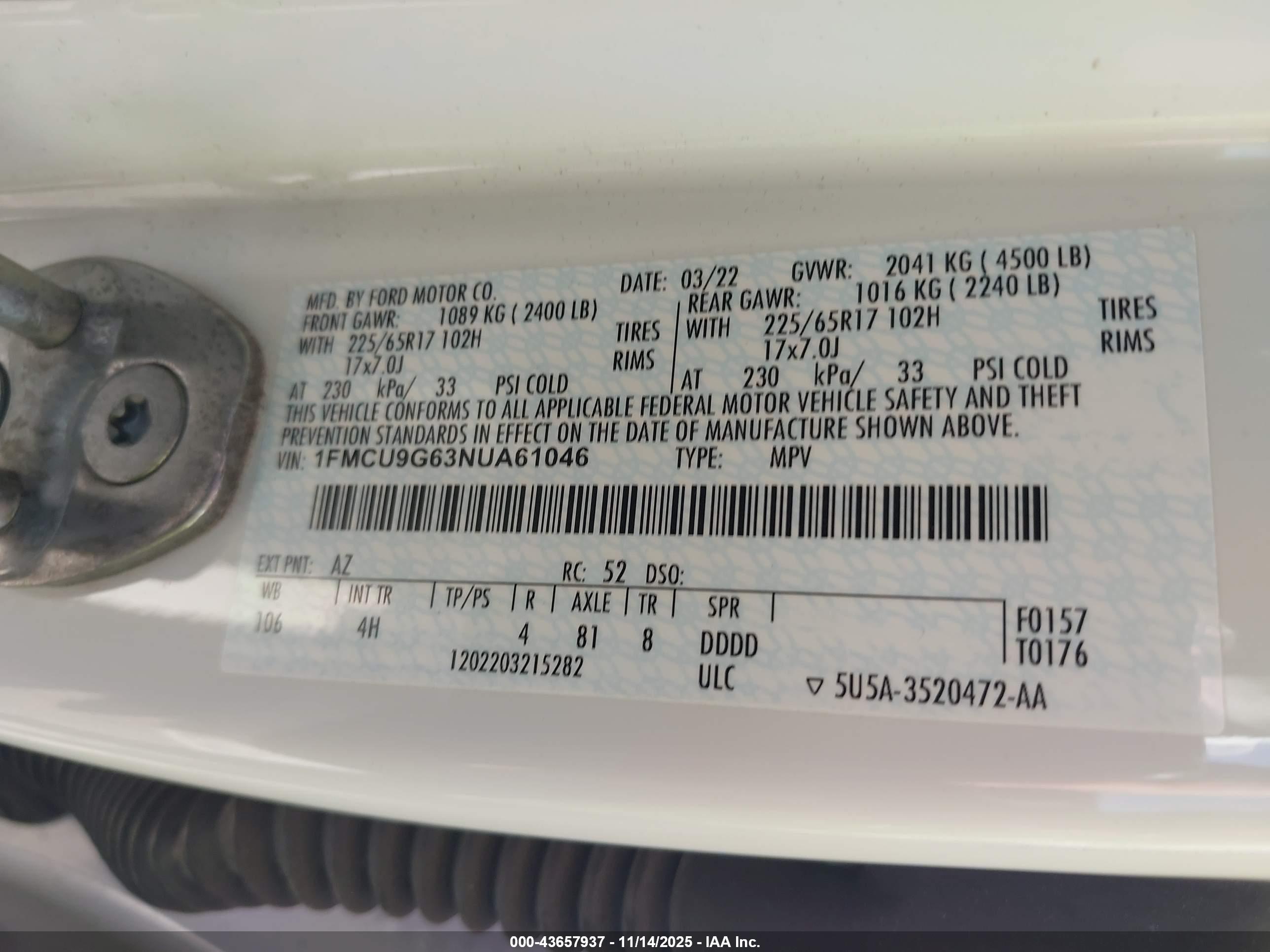 FORD ESCAPE image 9