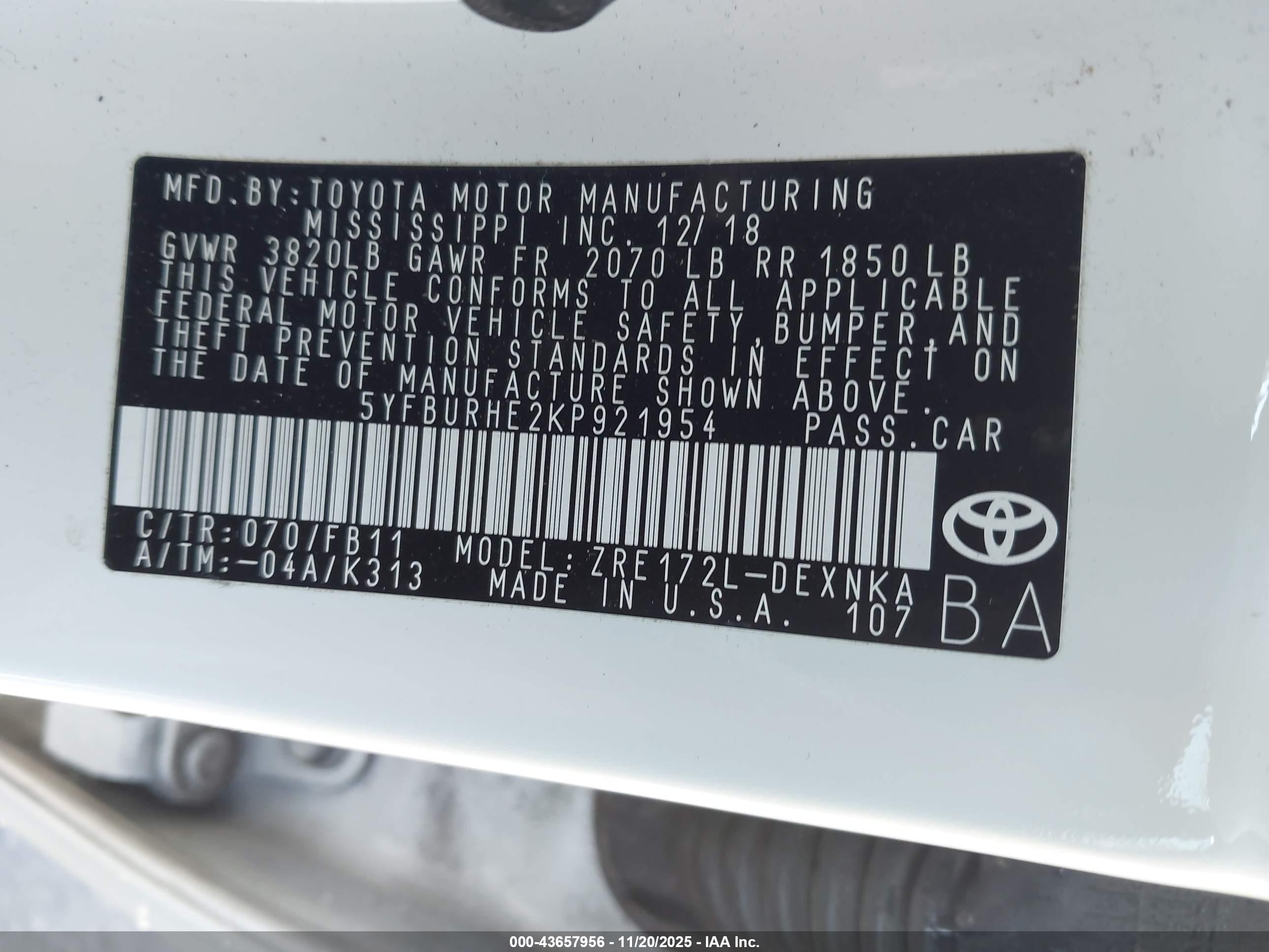 TOYOTA COROLLA image 9