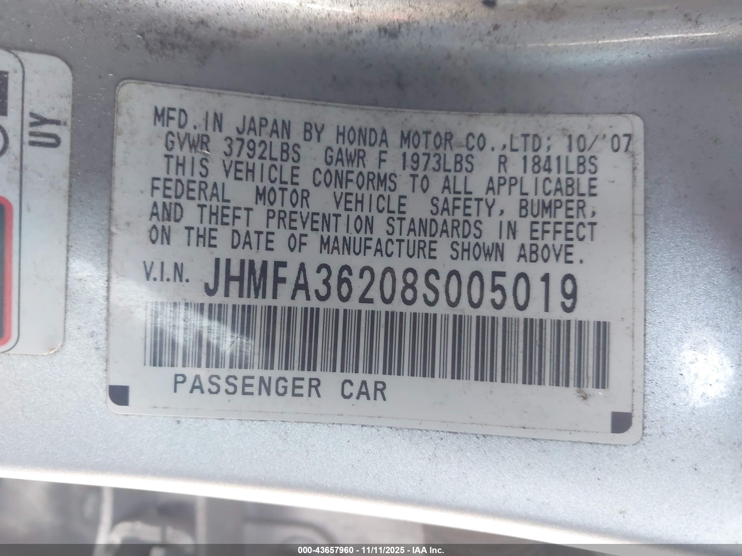 HONDA CIVIC image 9