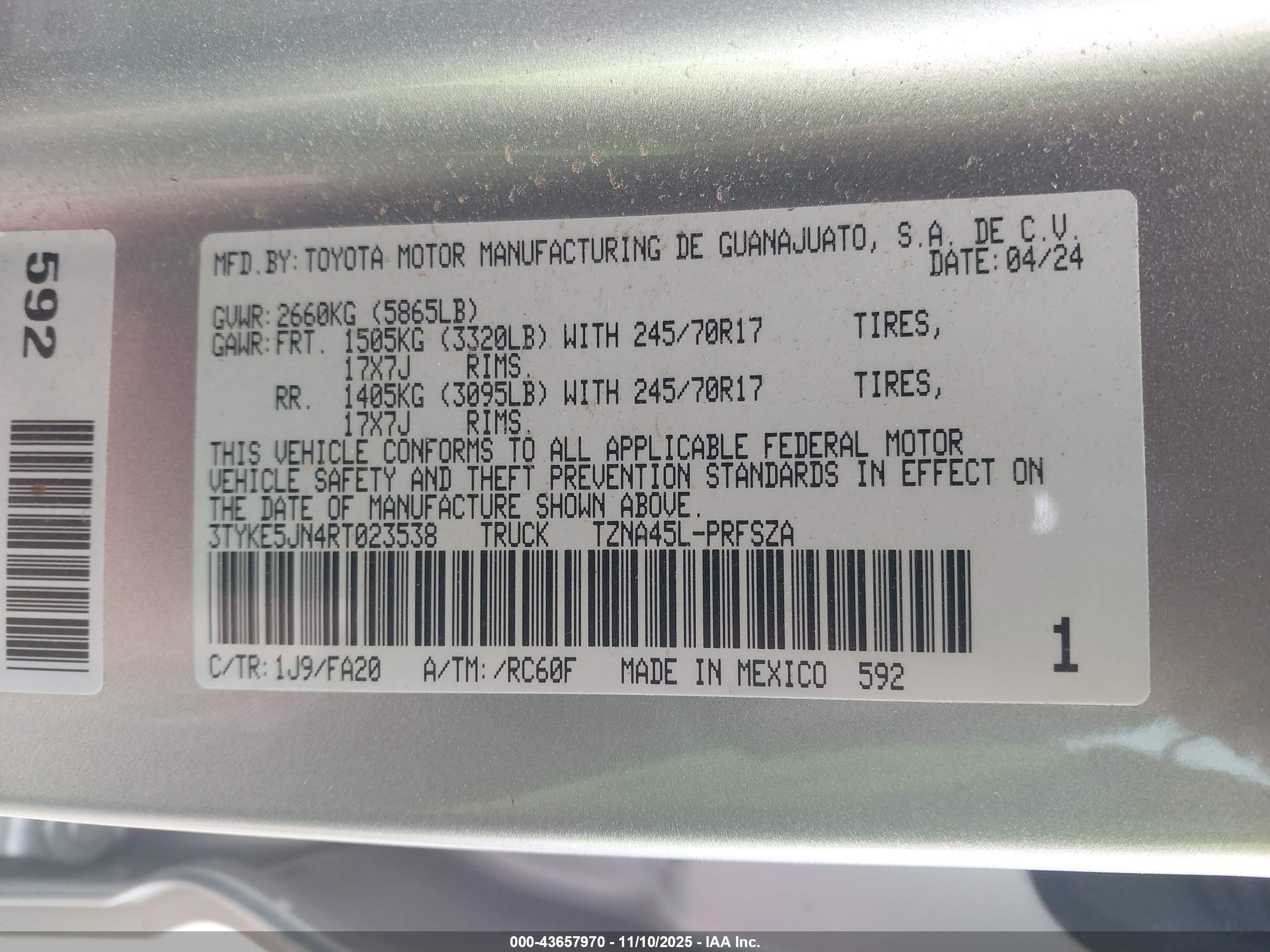 TOYOTA TACOMA image 9