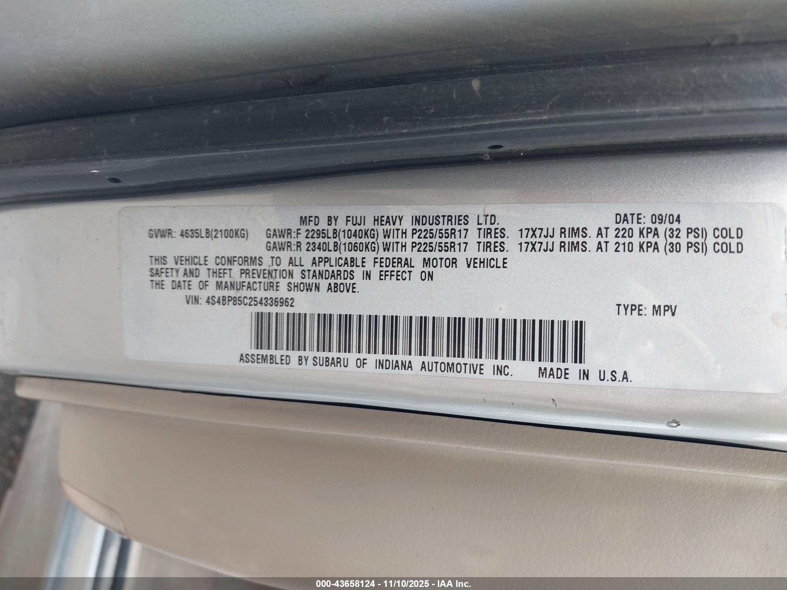 SUBARU OUTBACK image 9