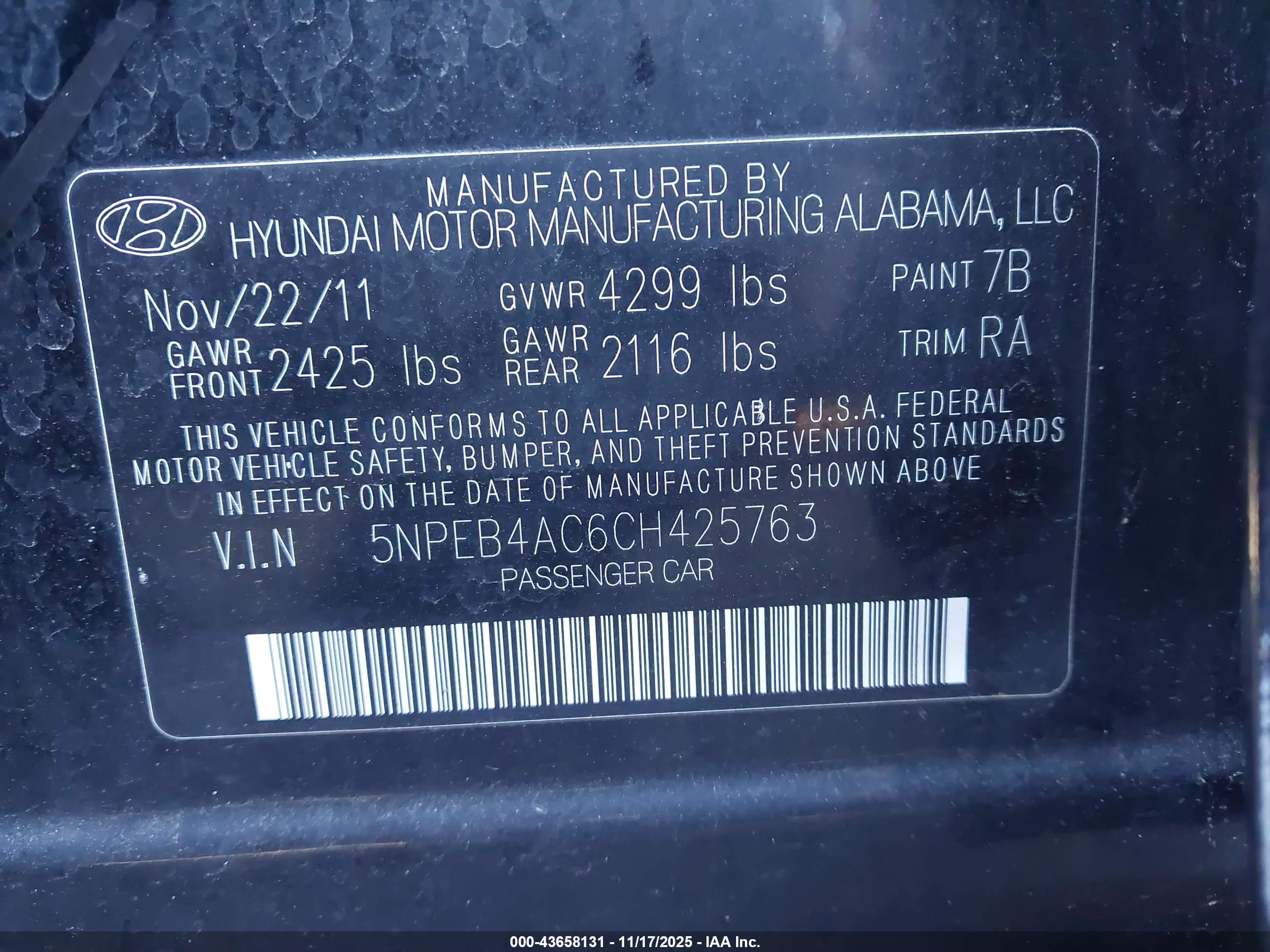 HYUNDAI SONATA image 9